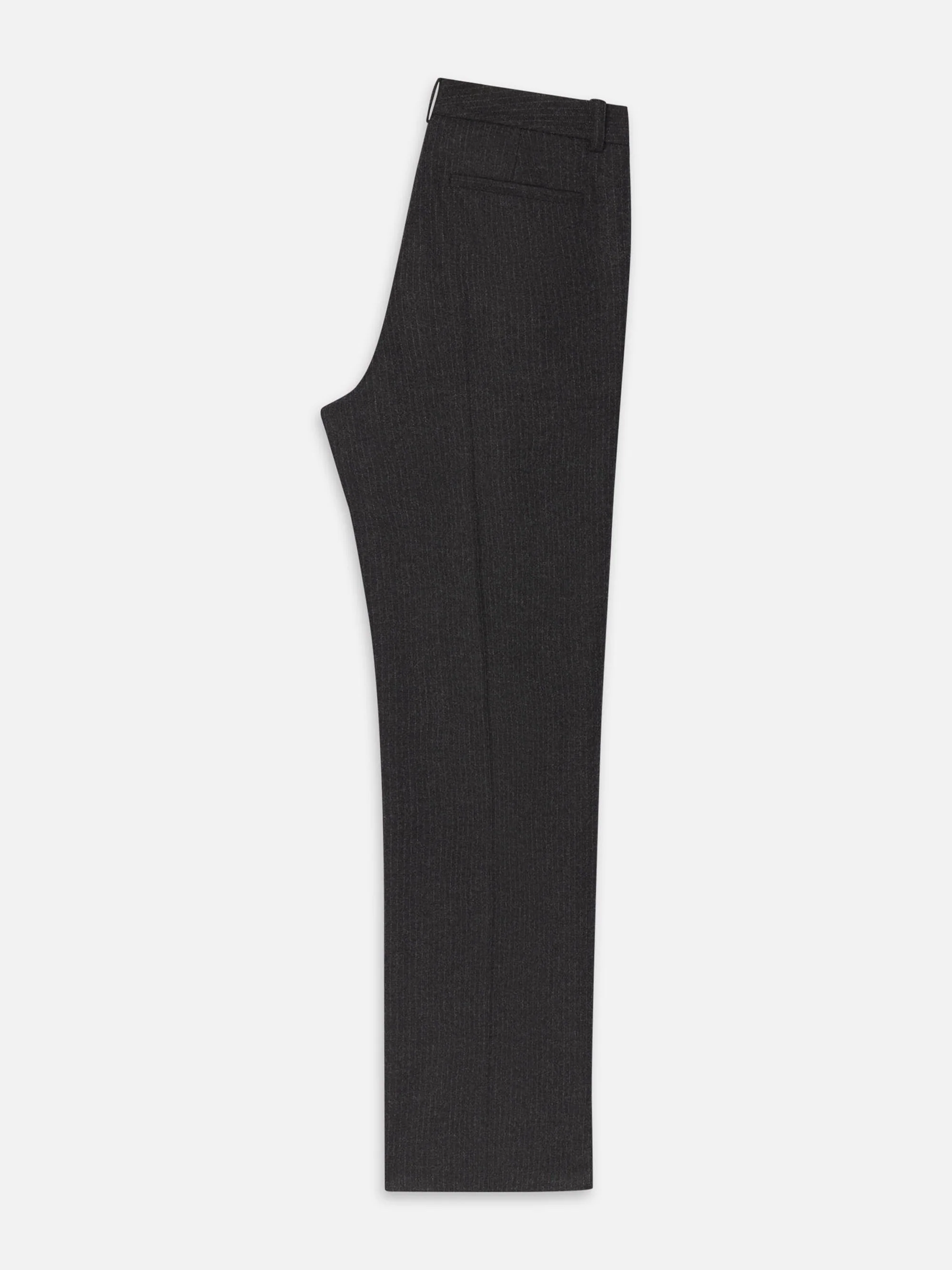 FRAME - Pinstripe Wide Leg Trousers - Image 3