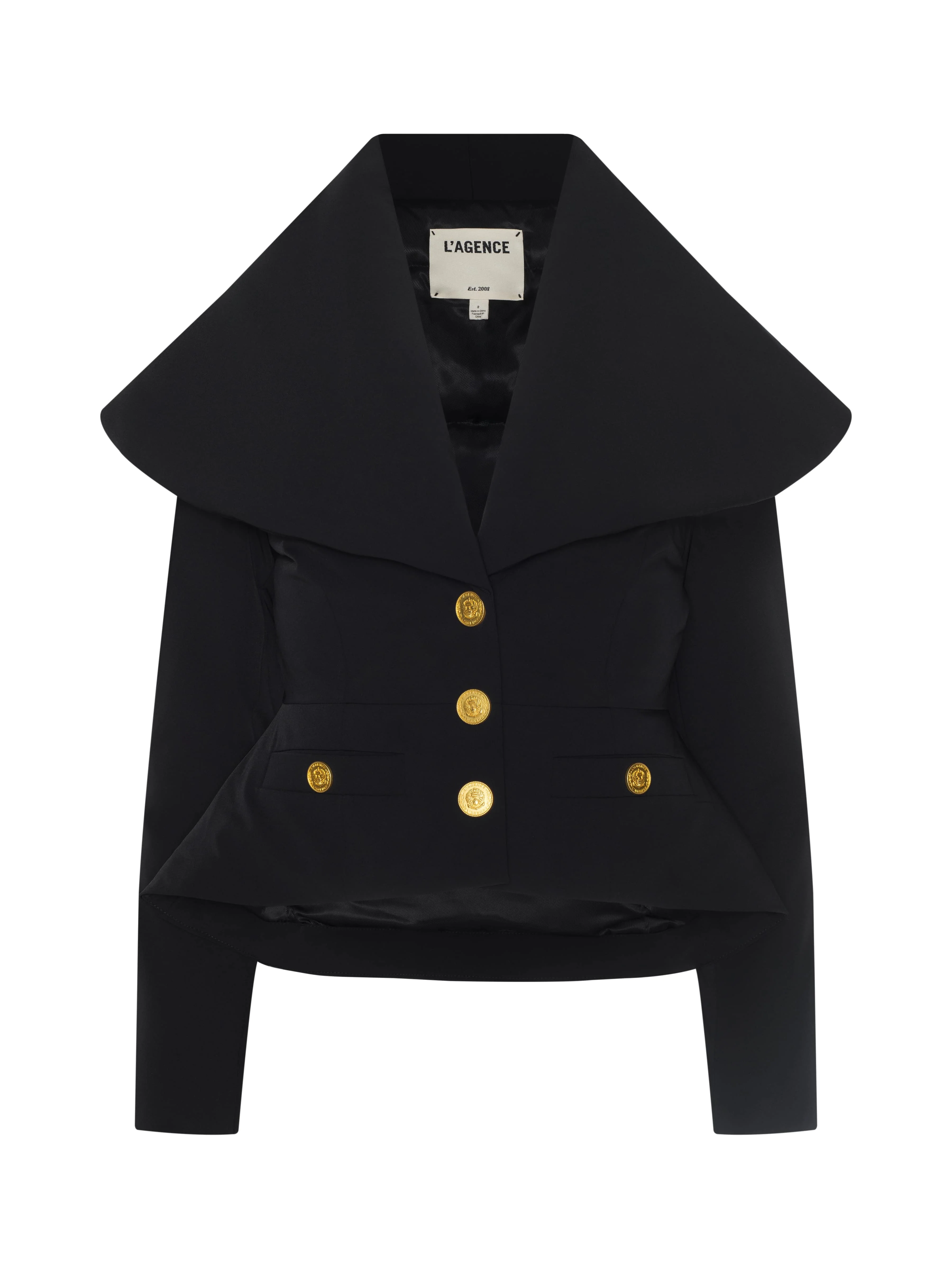 L'AGENCE - Pippa High Collar Jacket - Image 7