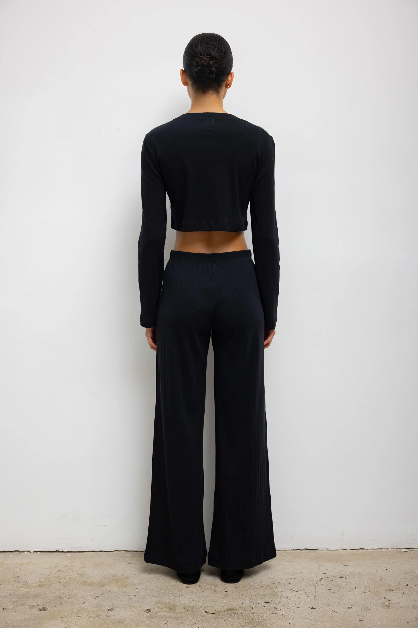 Leset - Pointelle Crop Cardigan - Image 7