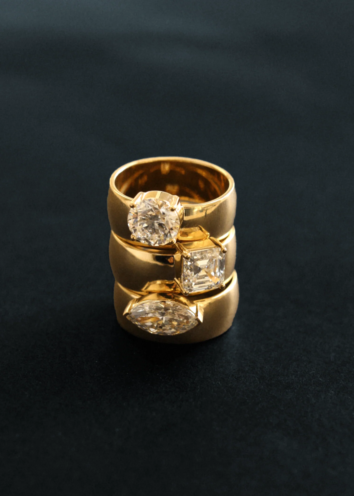 Kinn - Porter Cigar Band Ring Marquise Diamond - Image 3