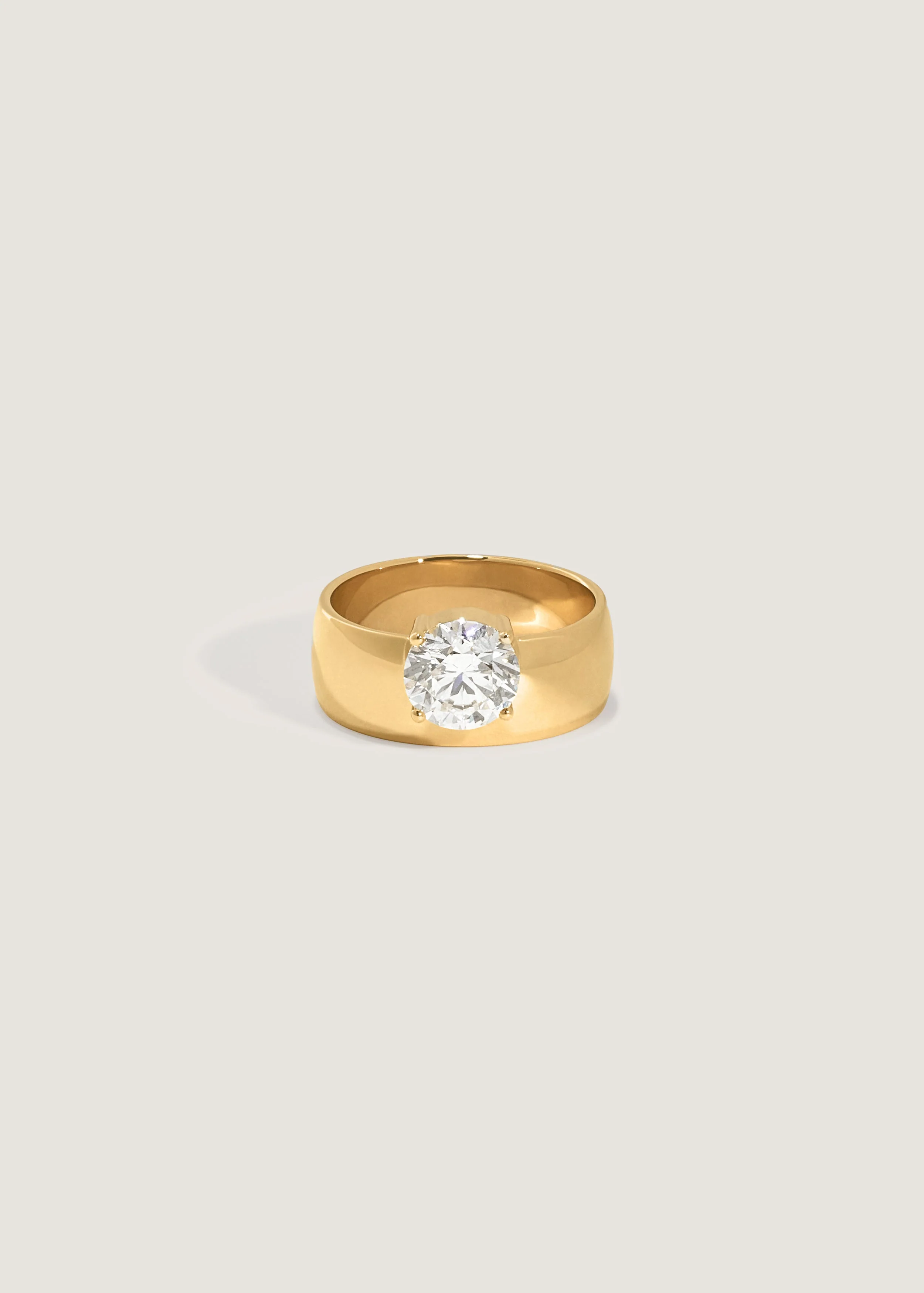 Kinn - Porter Cigar Band Ring Round Diamond