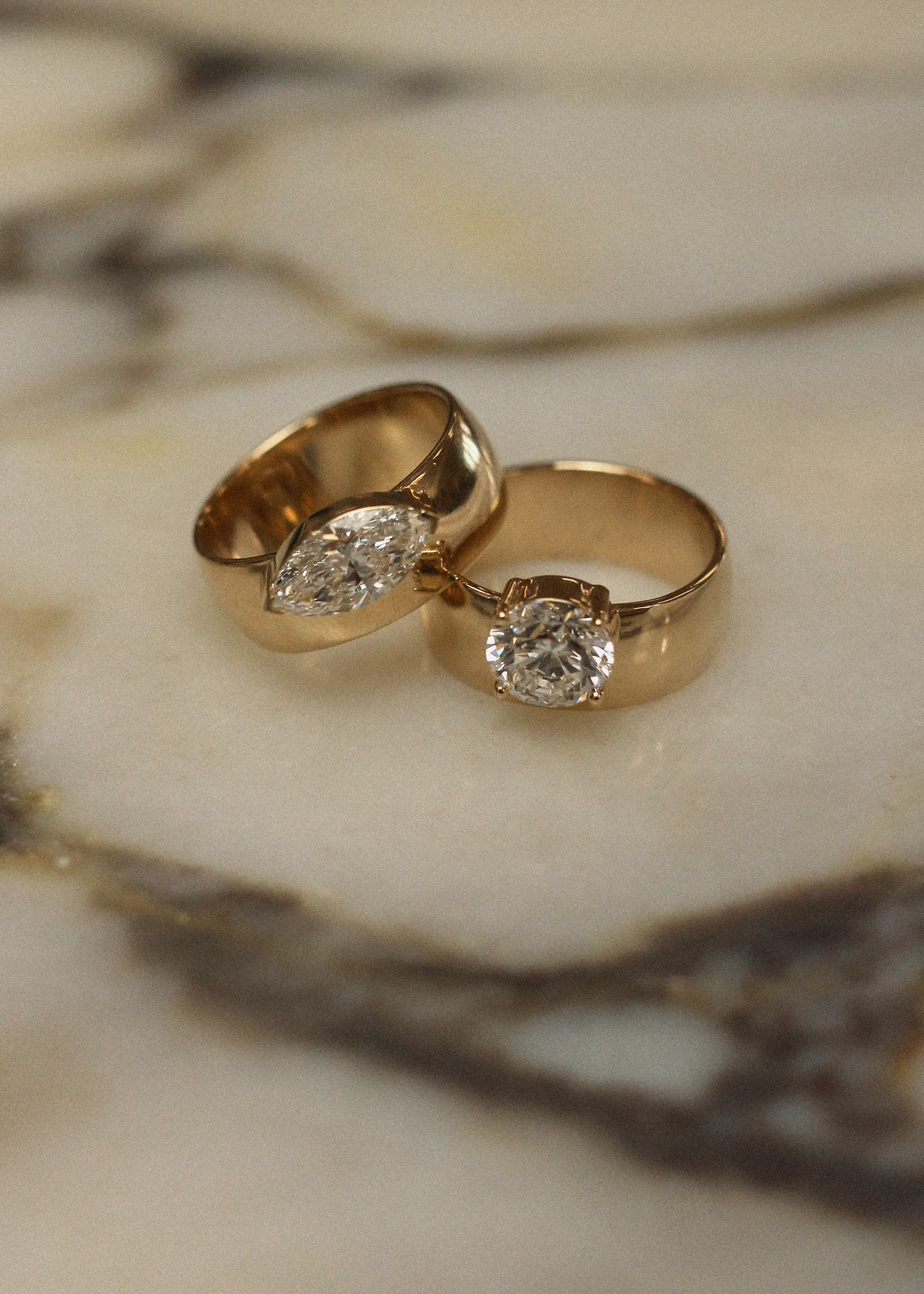 Kinn - Porter Cigar Band Ring Round Diamond - Image 6