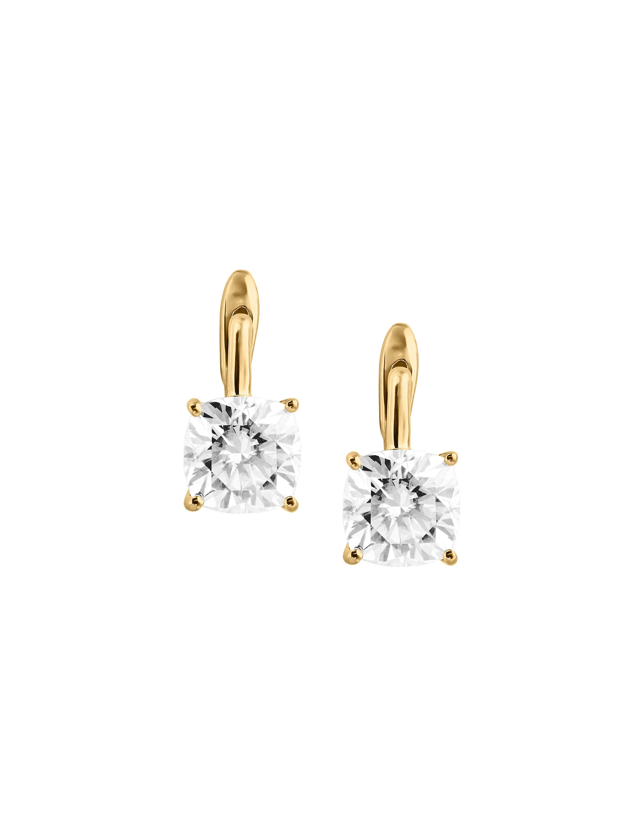 Dorsey - PORTER CUSHION - CUT EARRINGS IN MOISSANITE