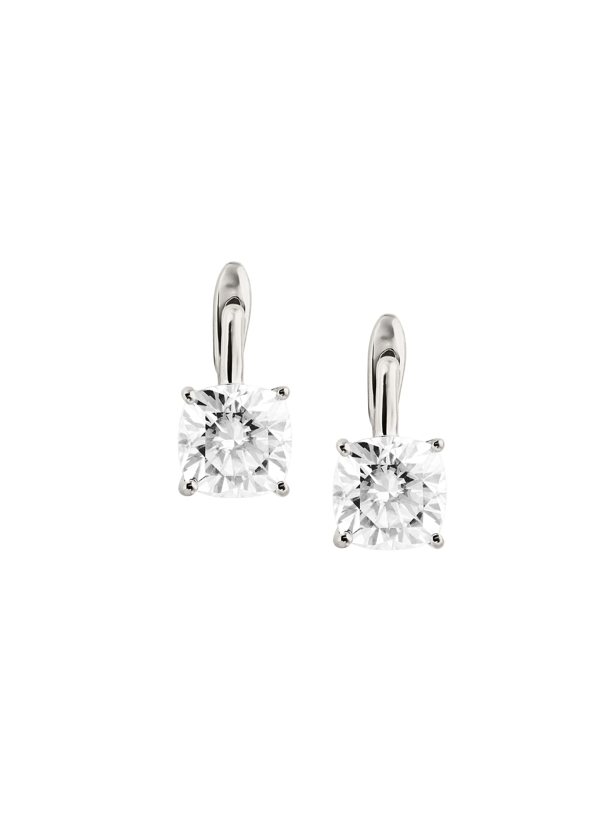 Dorsey - PORTER CUSHION - CUT EARRINGS IN MOISSANITE
