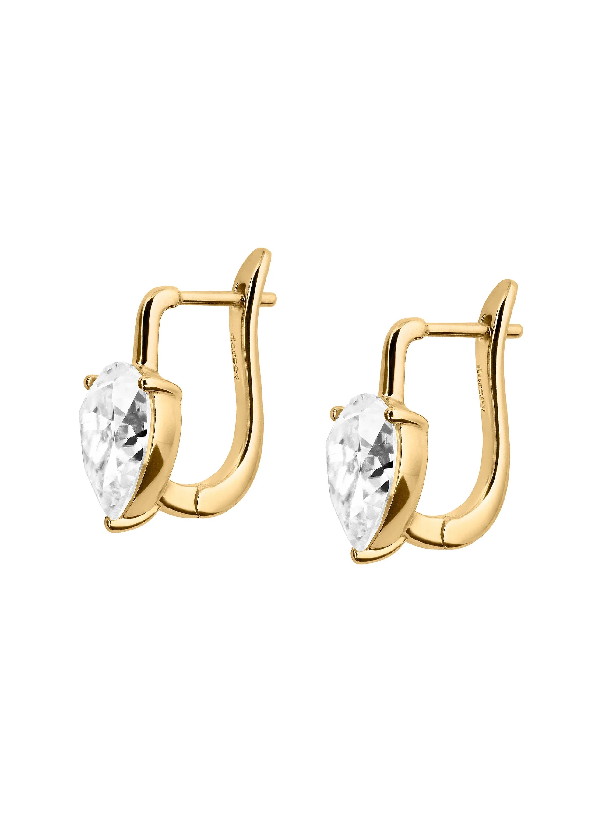 Dorsey - PORTER PEAR - CUT EARRINGS IN MOISSANITE - Image 2