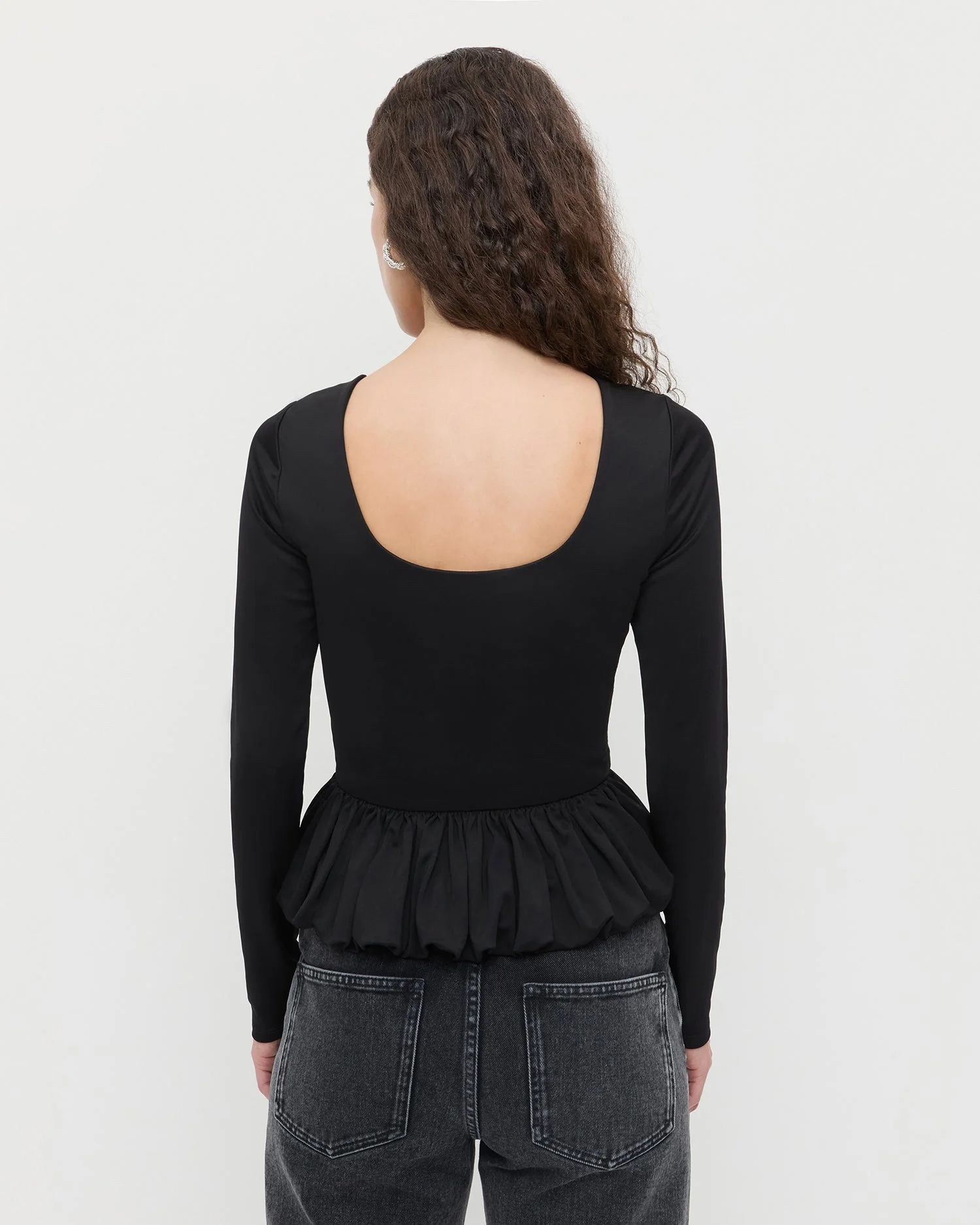 Loeffler Randall - Posie Peplum Top - Image 3