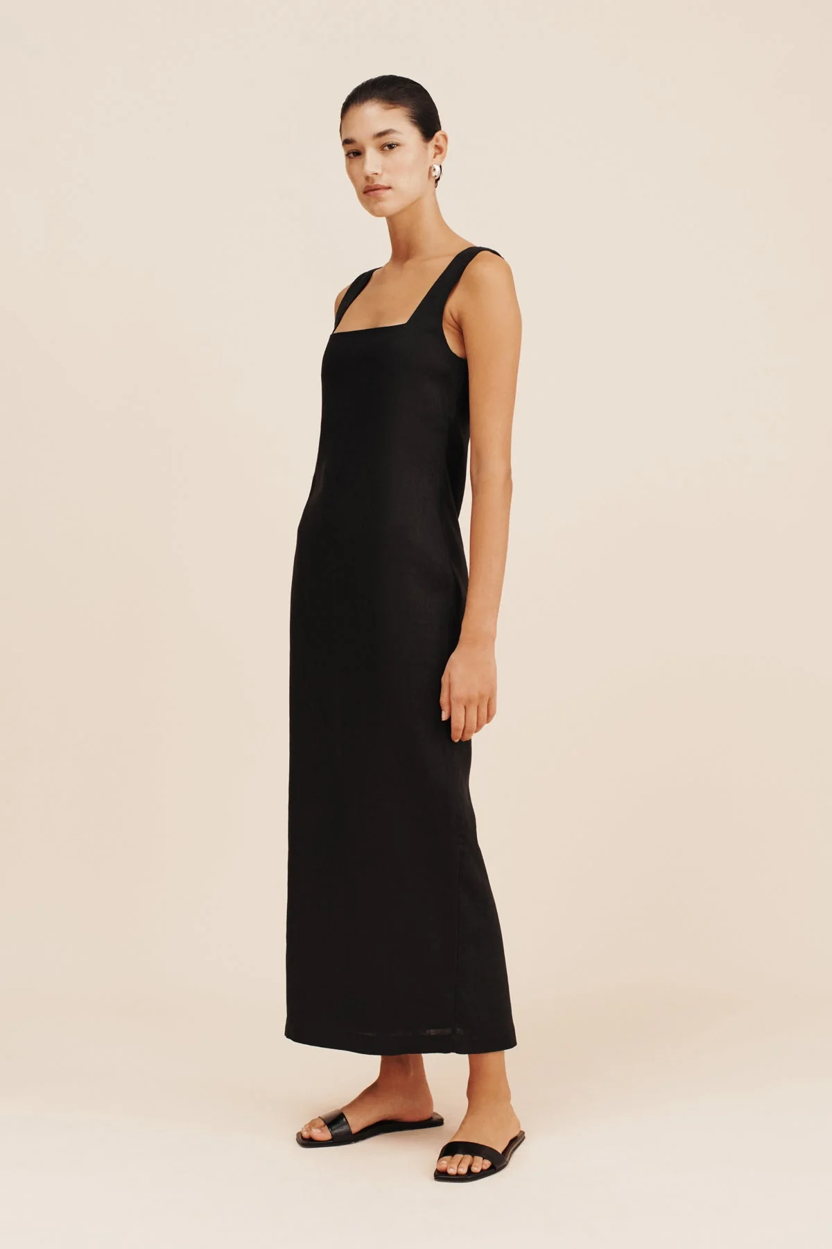 Posse - ALICE MIDI DRESS - BLACK - Image 5