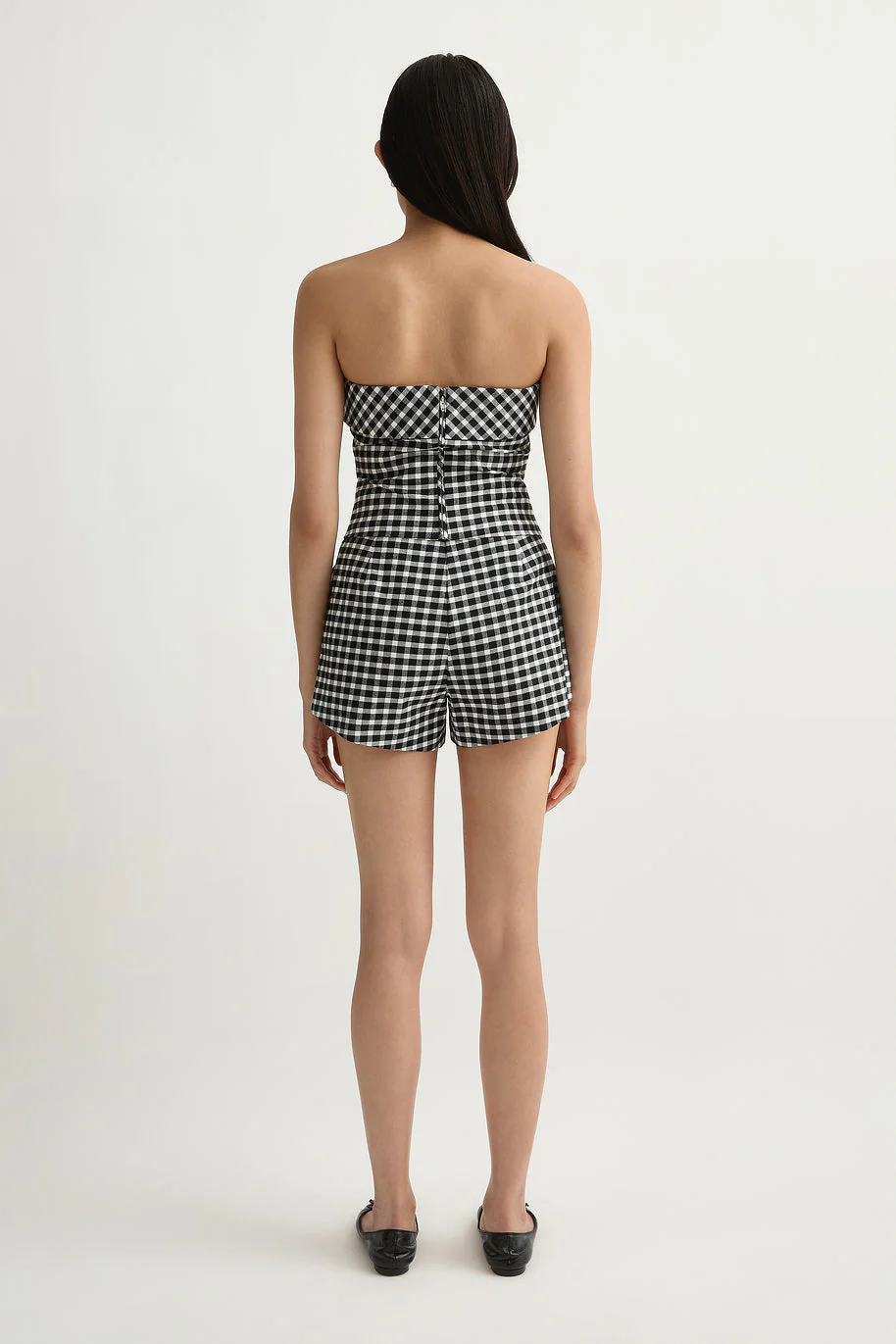 Posse - CHIARA STRAPLESS TOP - BLACK/WHITE - Image 4