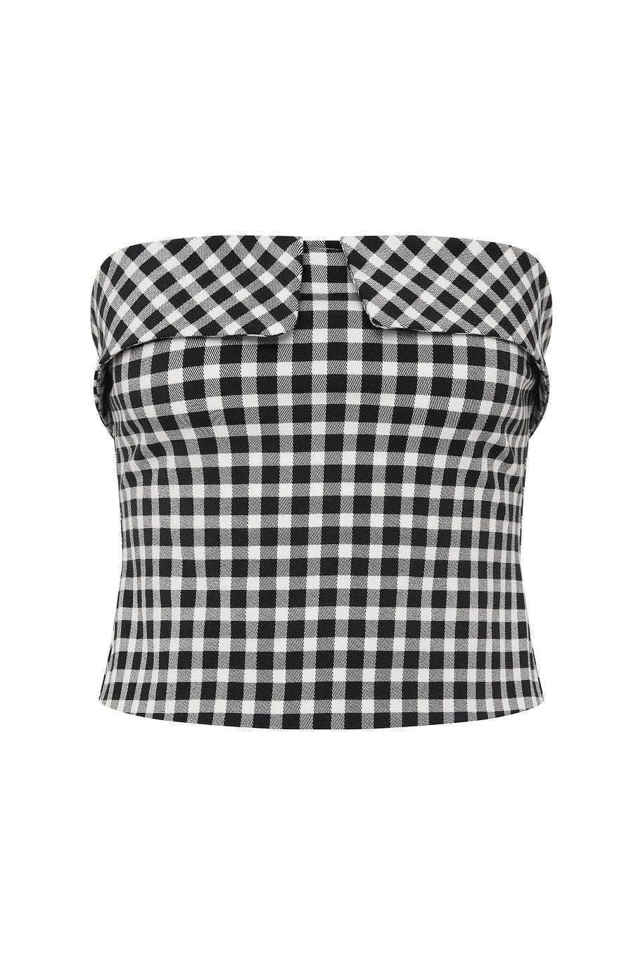 Posse - CHIARA STRAPLESS TOP - BLACK/WHITE - Image 5