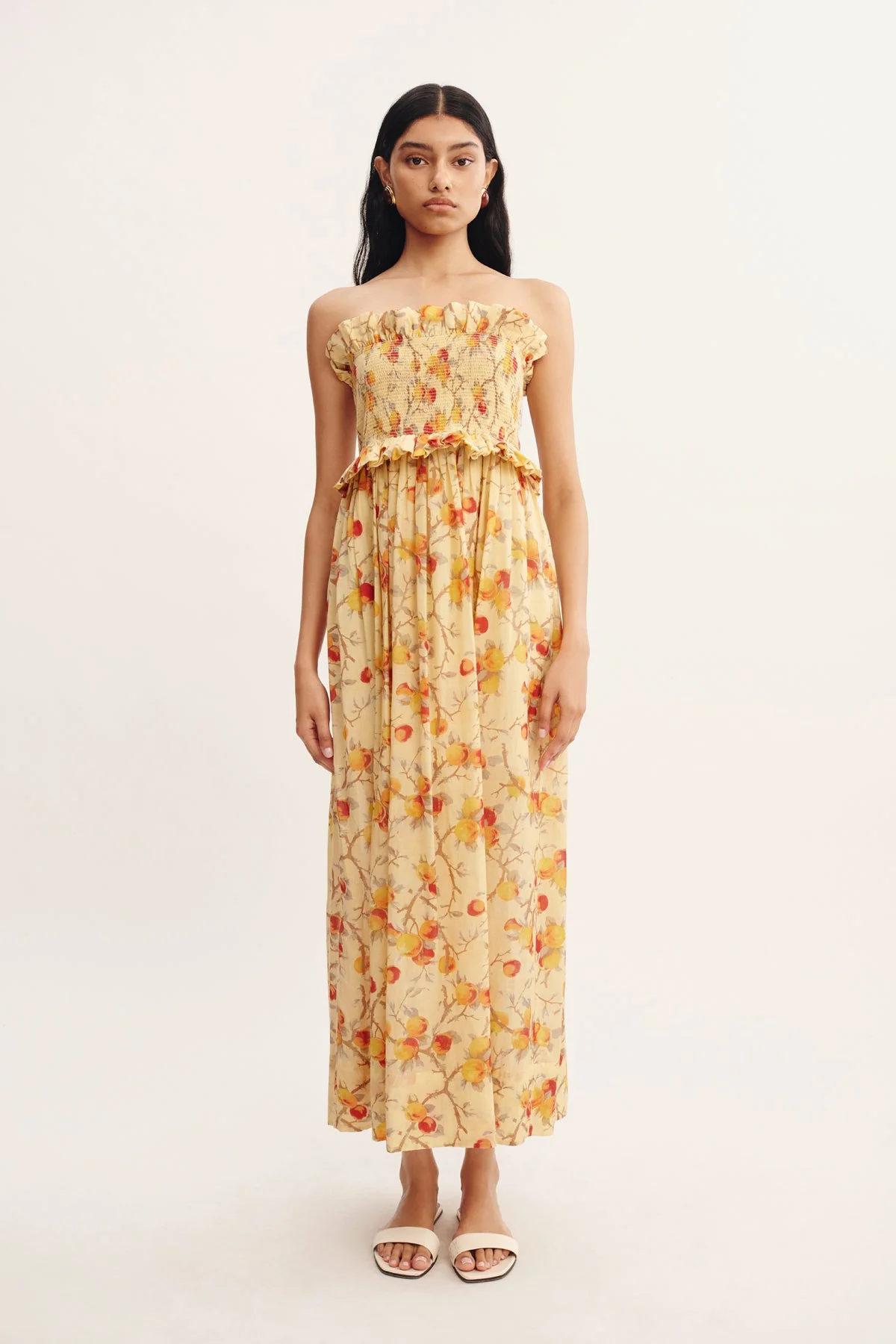 Posse - COBY STRAPLESS DRESS - CITRUS FLORAL - Image 7