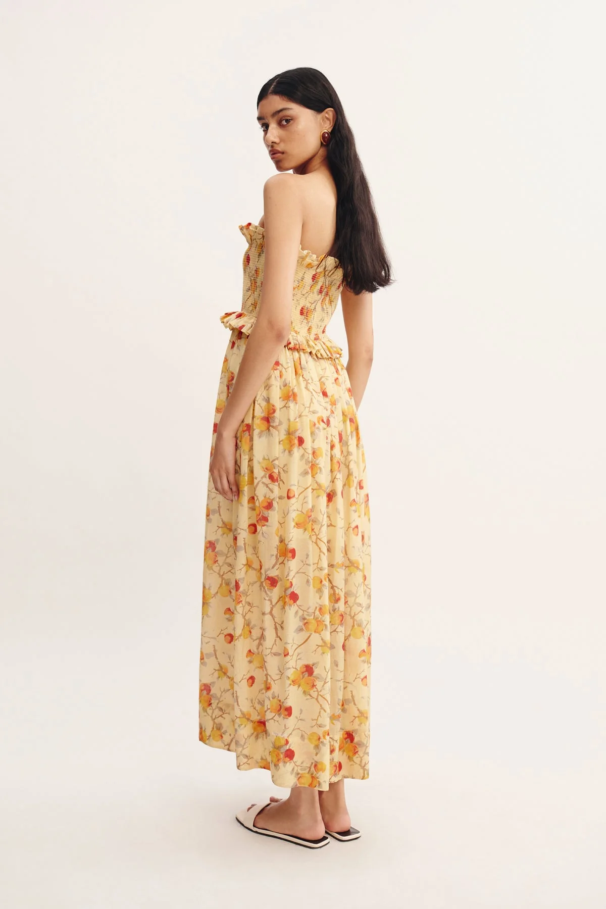 Posse - COBY STRAPLESS DRESS - CITRUS FLORAL - Image 8