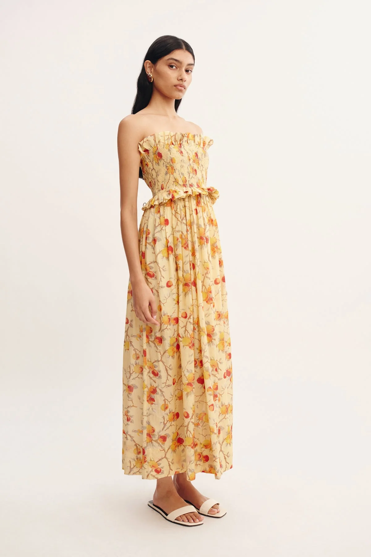 Posse - COBY STRAPLESS DRESS - CITRUS FLORAL - Image 9