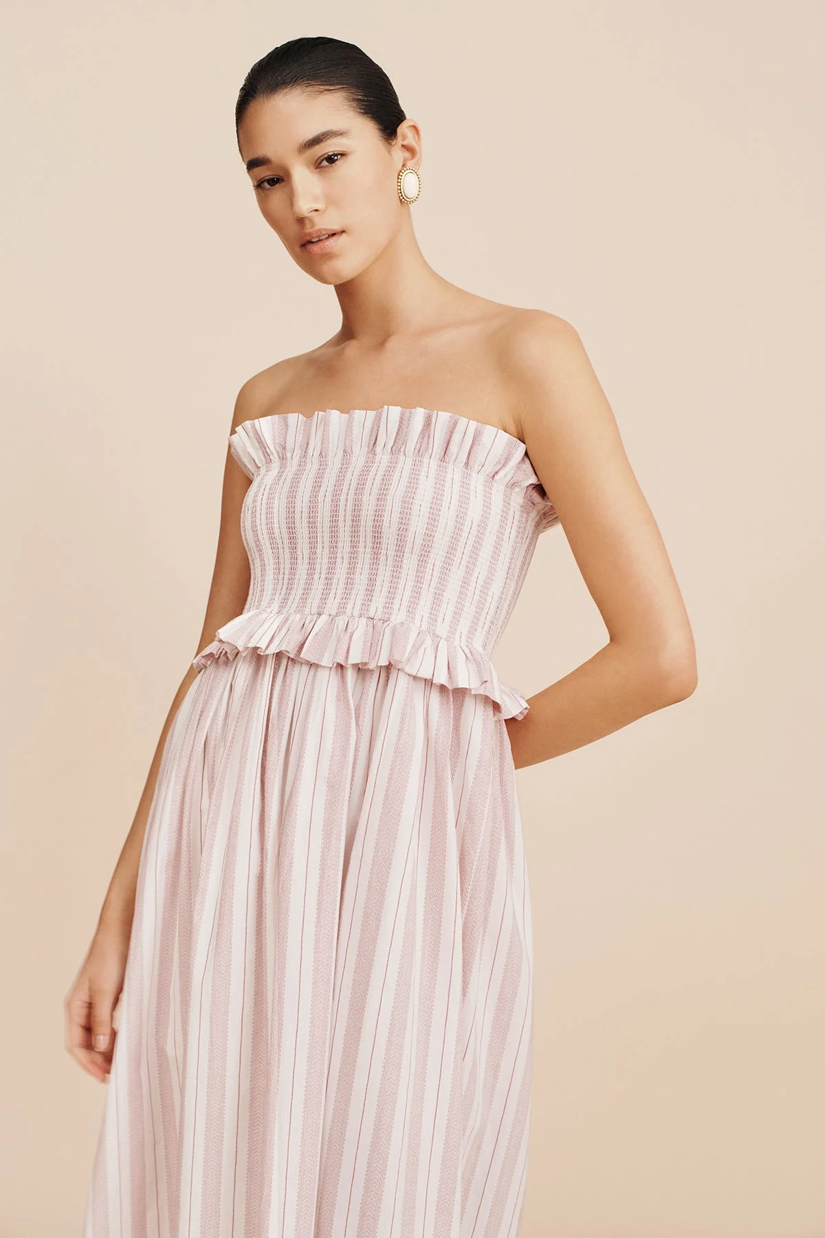 Posse - COBY STRAPLESS DRESS - VINTAGE STRIPE - Image 2