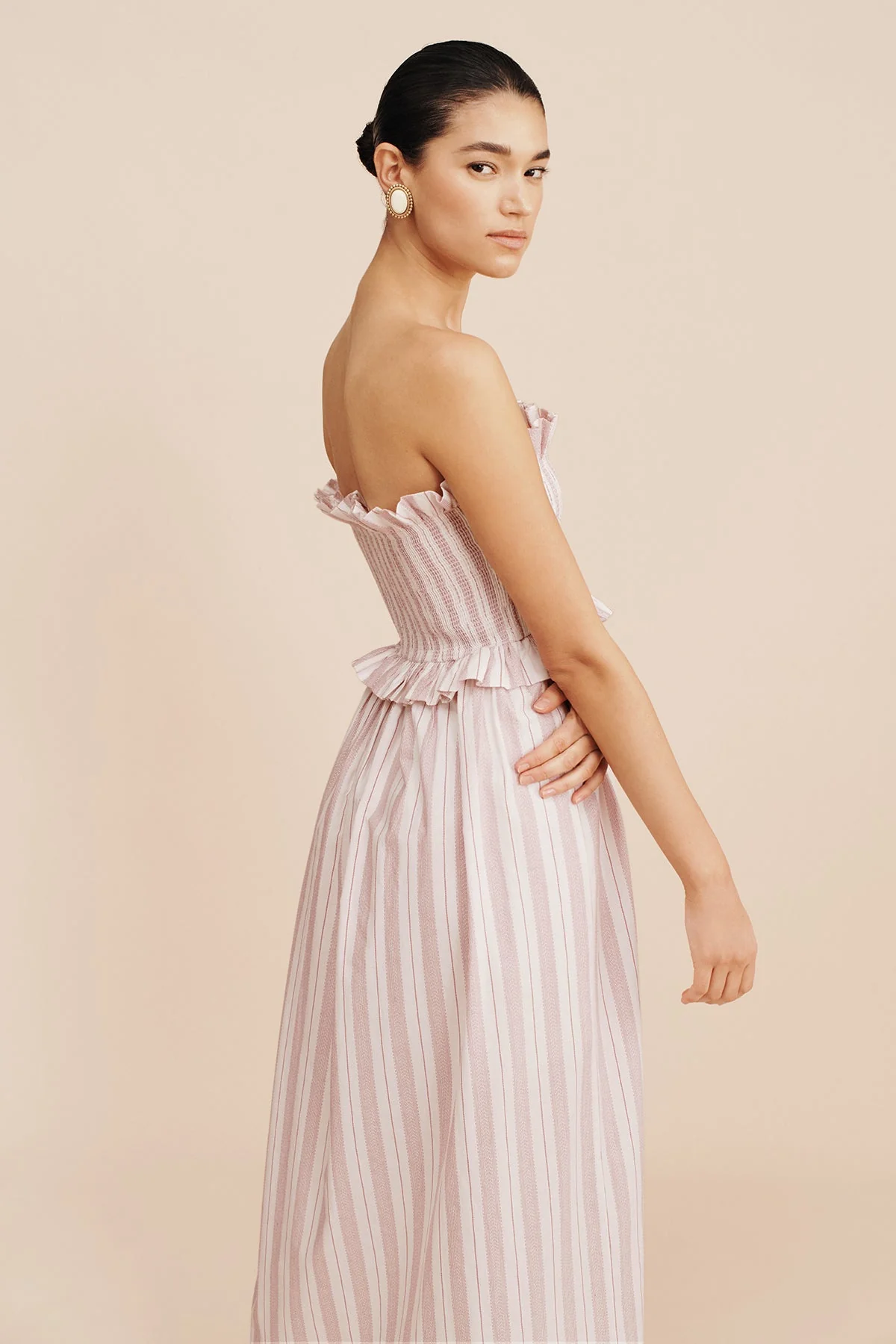Posse - COBY STRAPLESS DRESS - VINTAGE STRIPE - Image 4