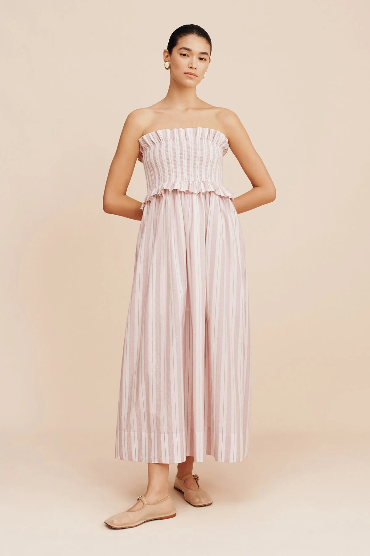 Posse - COBY STRAPLESS DRESS - VINTAGE STRIPE - Image 9