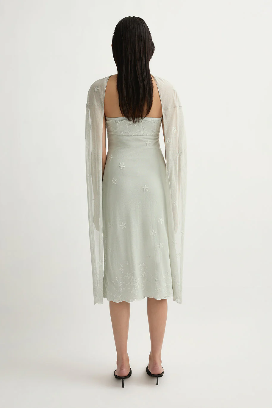 Posse - COVE STRAPLESS DRESS - SEAFOAM - Image 4