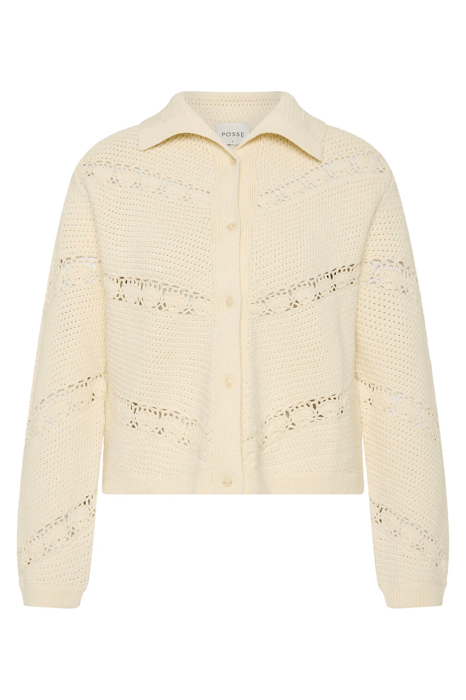 Posse - DYLAN CARDIGAN - PEARL - Image 6