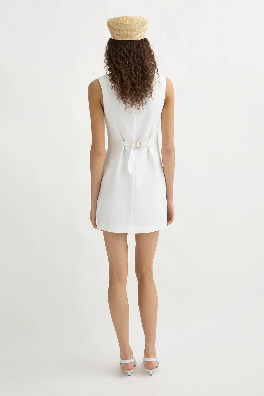 Posse - EMMA BUTTON DOWN DRESS - IVORY - Image 11