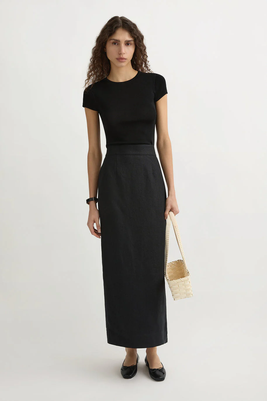 Posse - EMMA PENCIL SKIRT - BLACK - Image 9