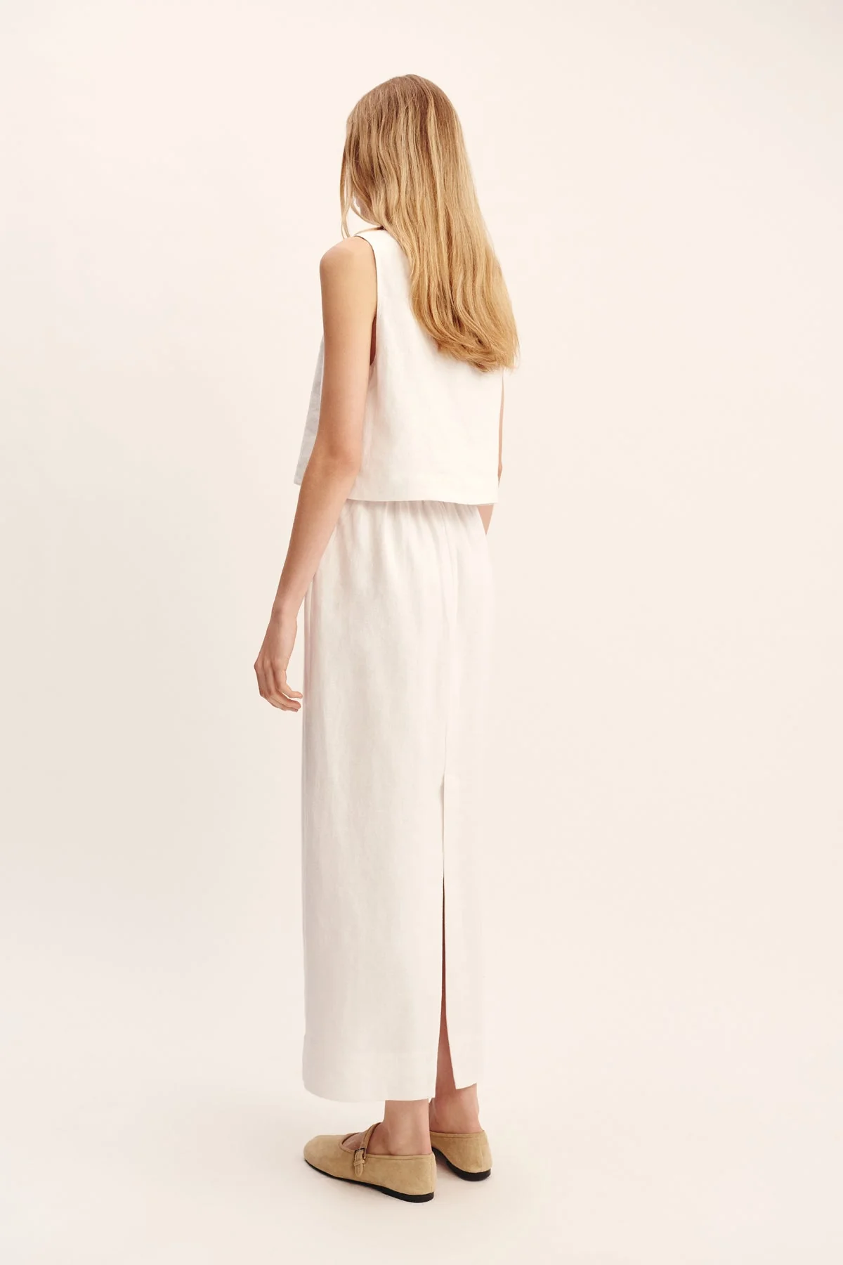 Posse - EMMA PENCIL SKIRT - IVORY - Image 4