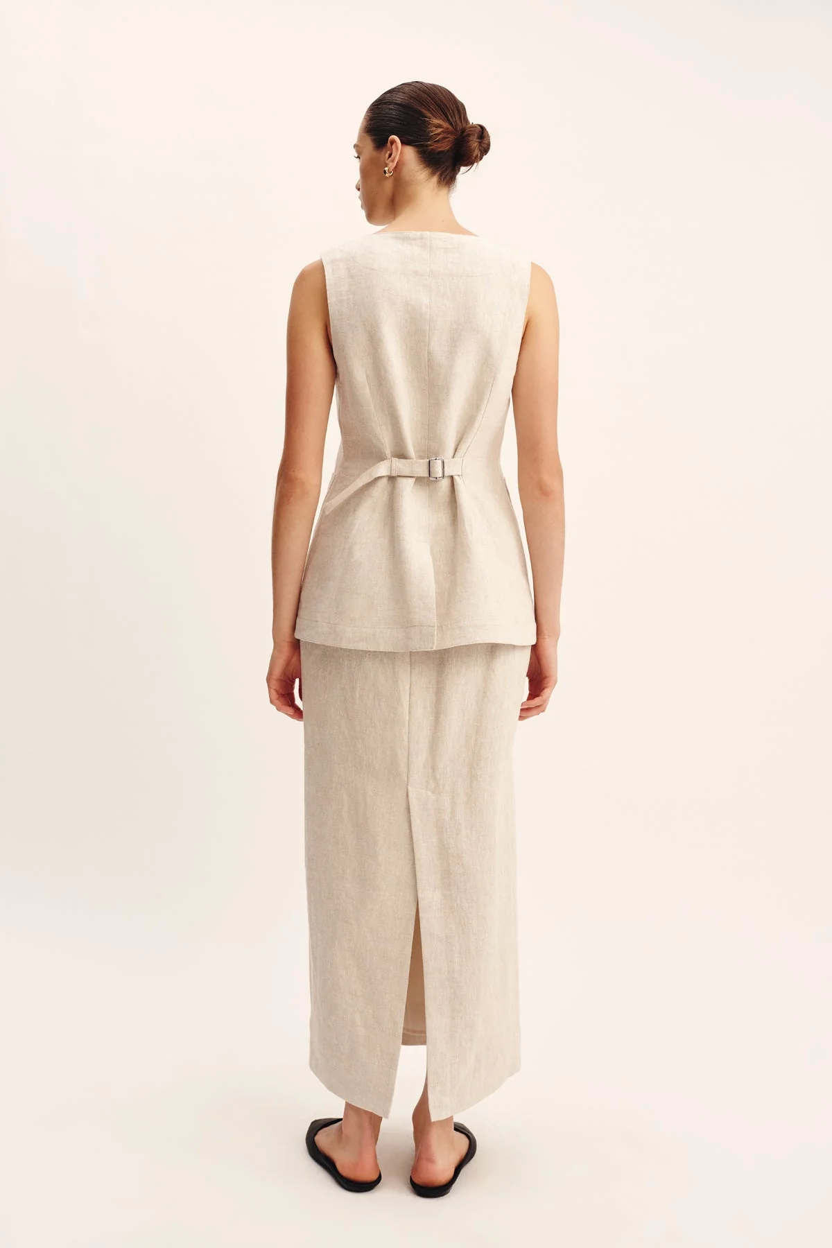 Posse - EMMA PENCIL SKIRT - NATURAL - Image 2