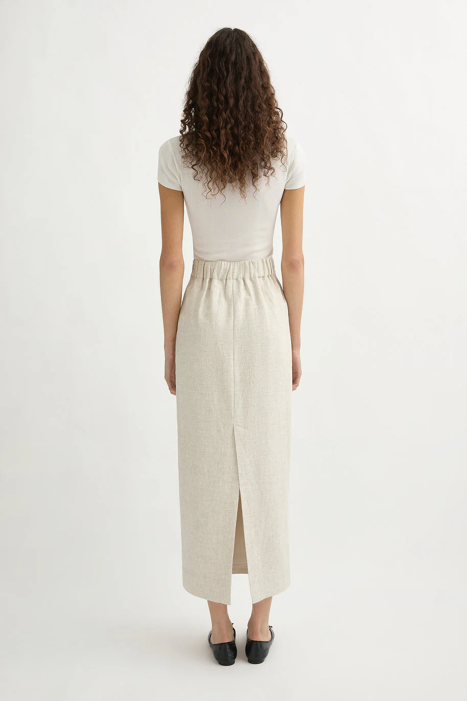 Posse - EMMA PENCIL SKIRT - NATURAL - Image 9