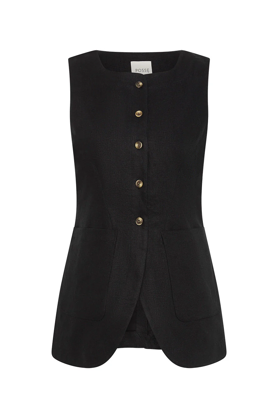 Posse - EMMA VEST - BLACK - Image 13