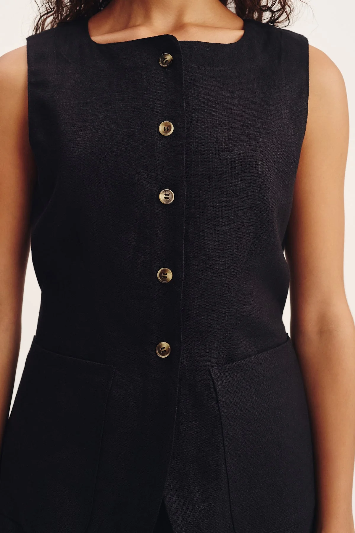 Posse - EMMA VEST - BLACK - Image 6