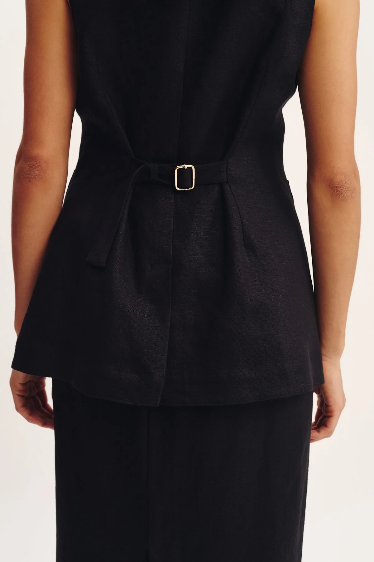 Posse - EMMA VEST - BLACK - Image 7