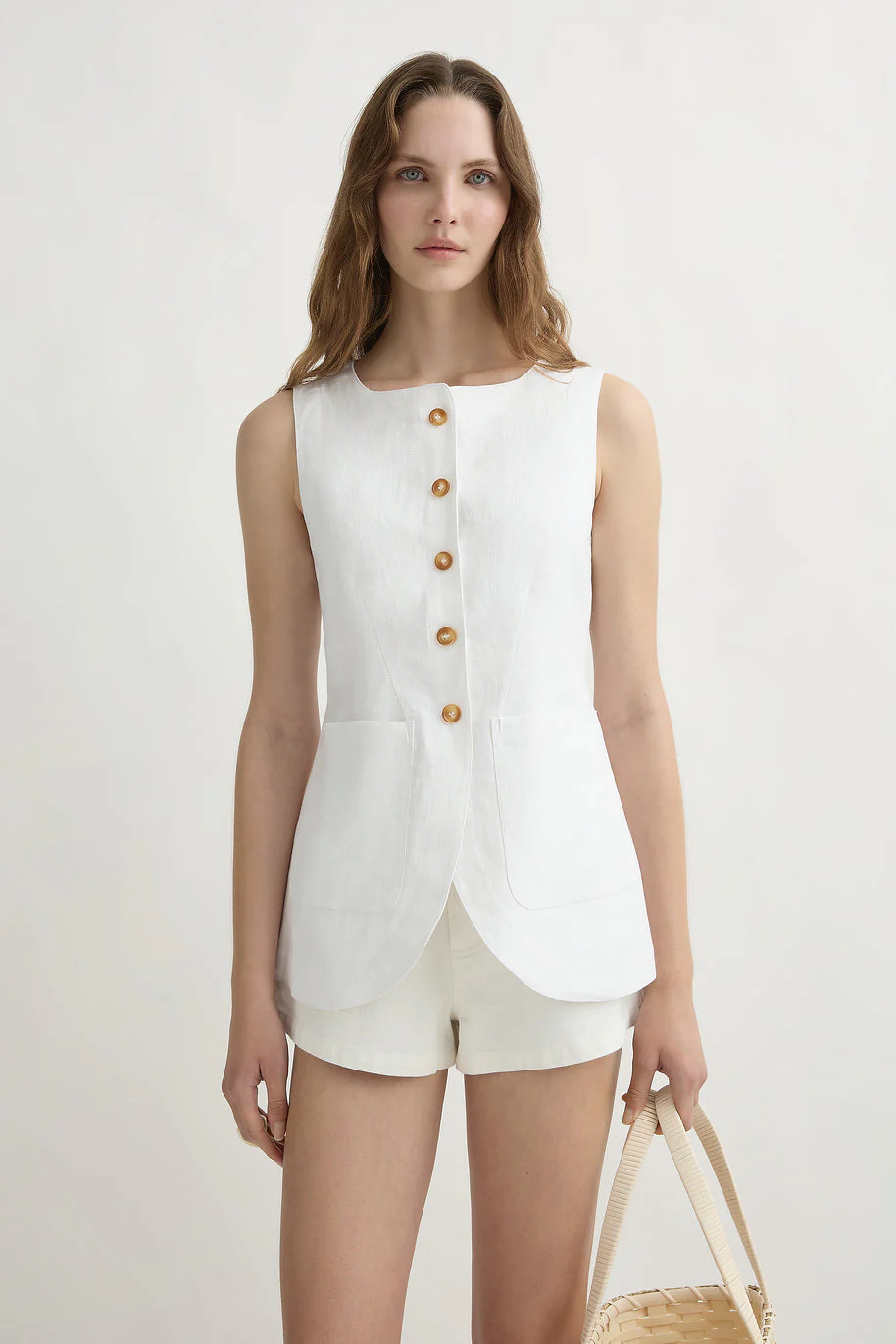 Posse - EMMA VEST - IVORY - Image 10
