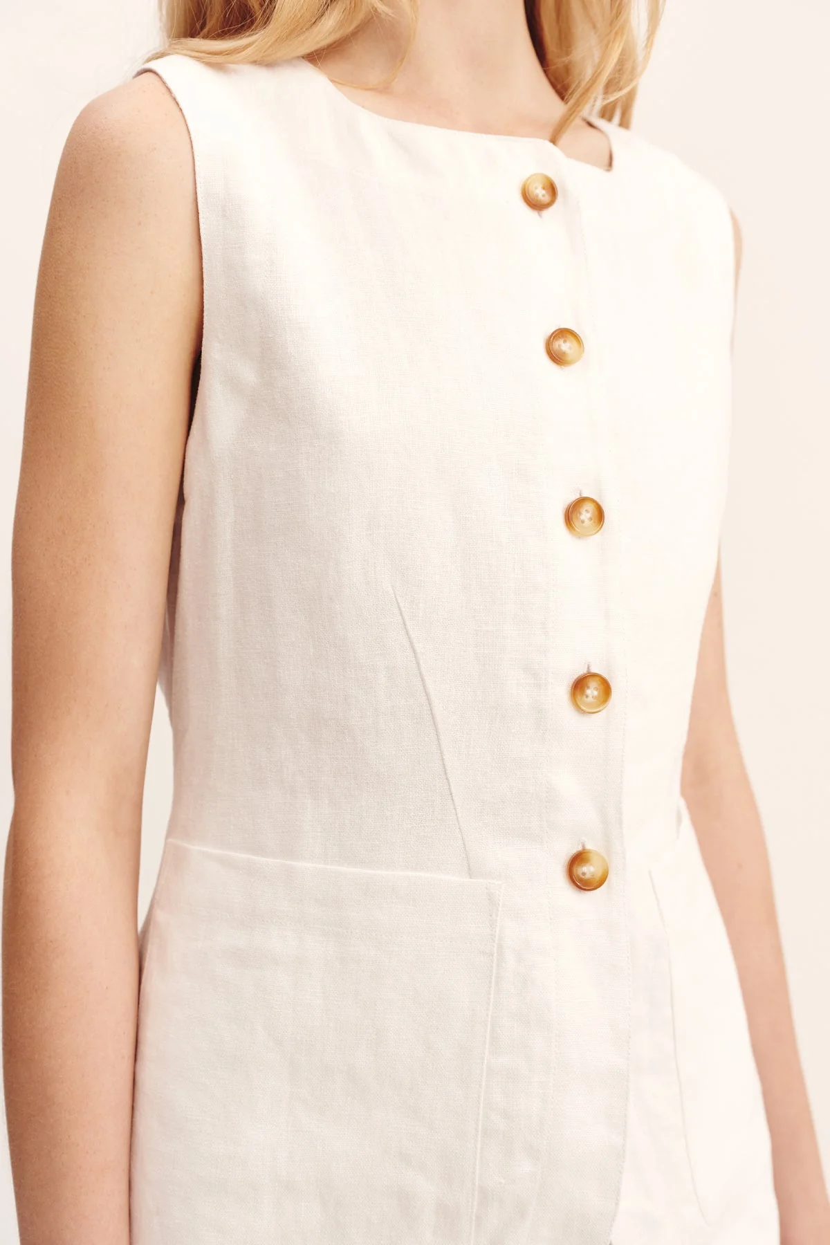 Posse - EMMA VEST - IVORY - Image 7