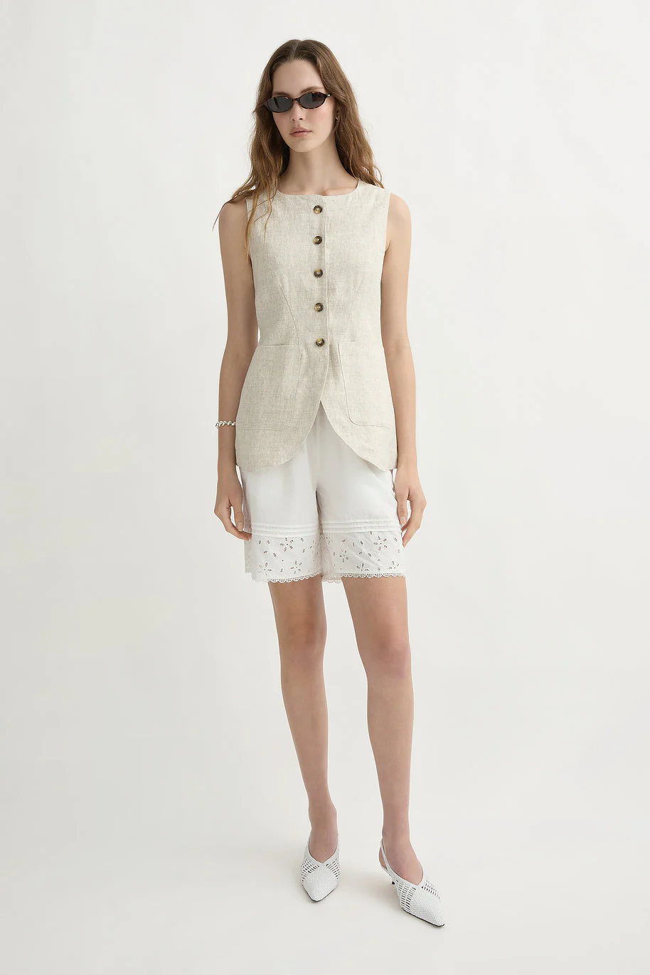 Posse - EMMA VEST - NATURAL - Image 10