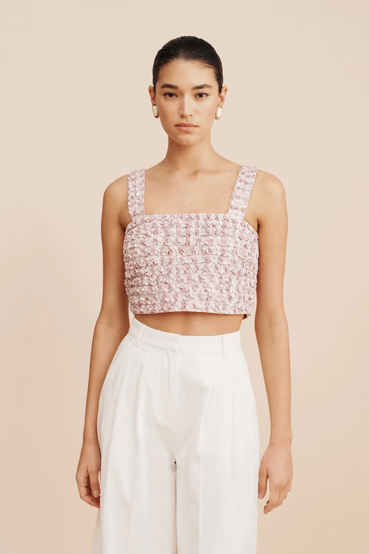 Posse - LENA CROP TOP - VINTAGE STRIPE - Image 3