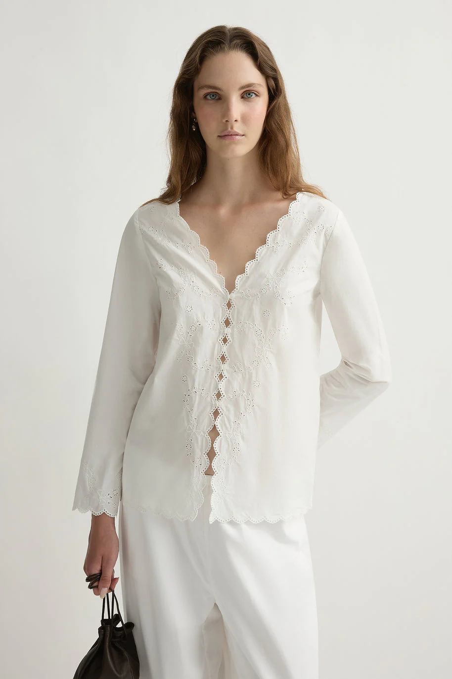 Posse - LOIS BLOUSE - VINTAGE WHITE