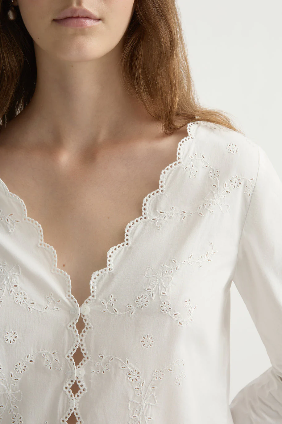 Posse - LOIS BLOUSE - VINTAGE WHITE - Image 3
