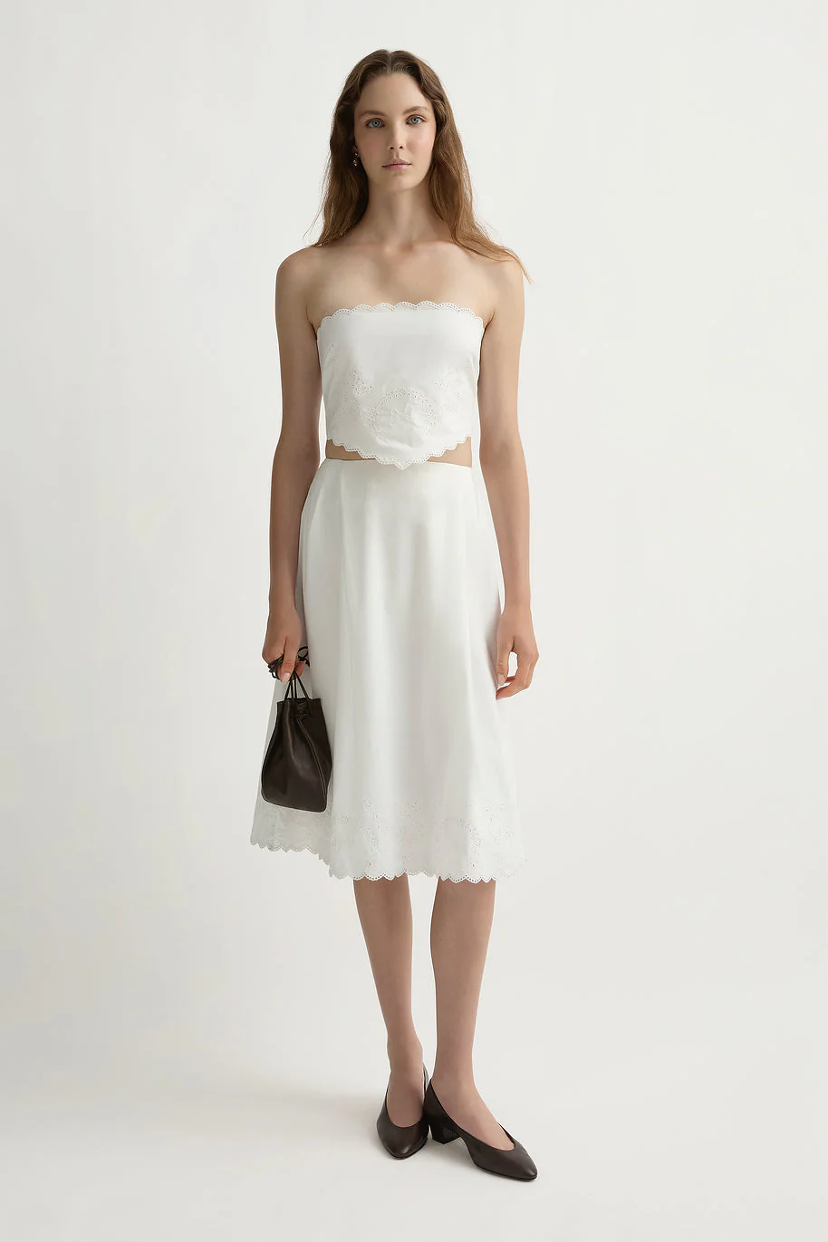 Posse - LOIS SKIRT - VINTAGE WHITE