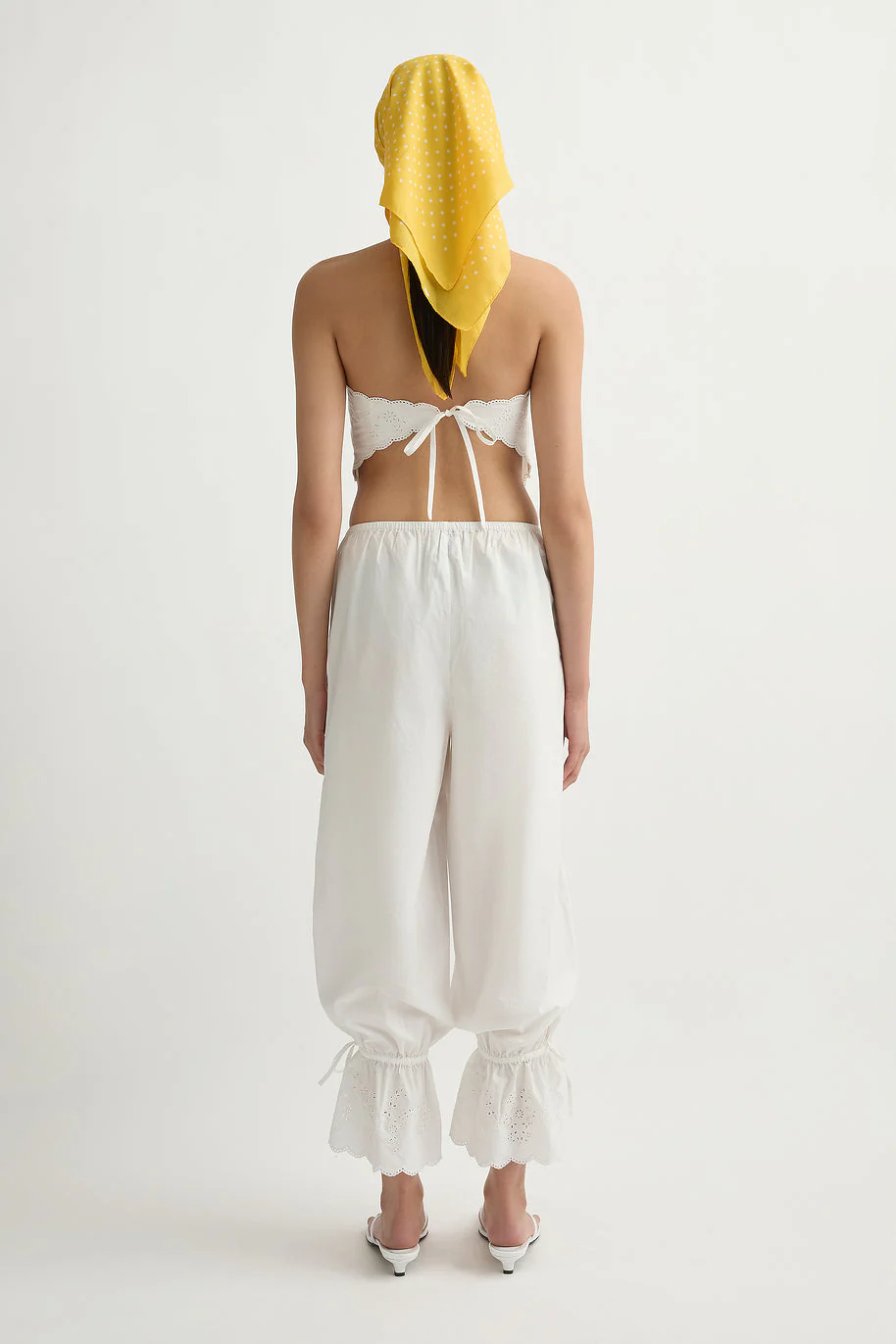 Posse - LOIS TIE TOP - VINTAGE WHITE - Image 4