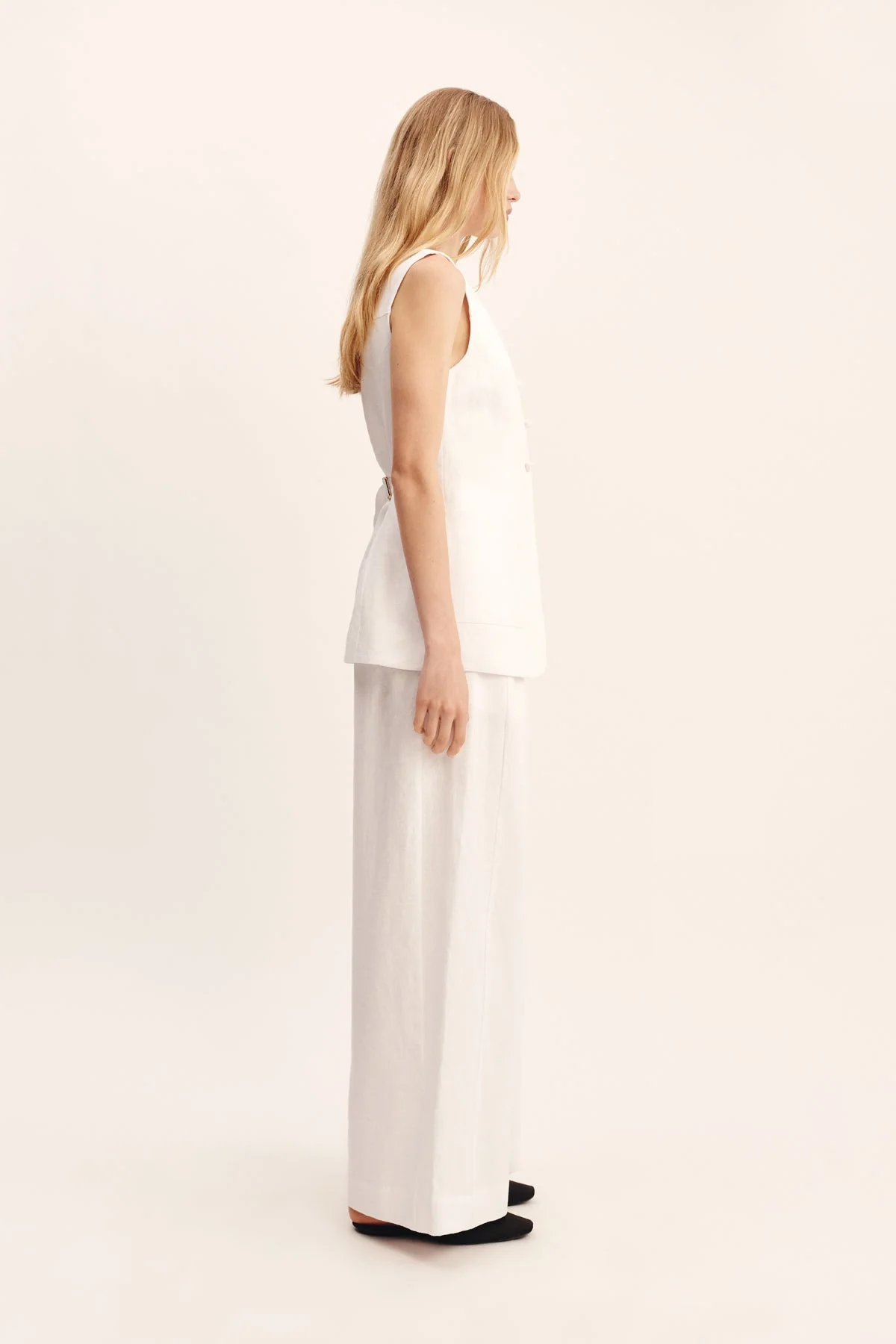 Posse - LORENZO TAILORED VEST - IVORY - Image 5