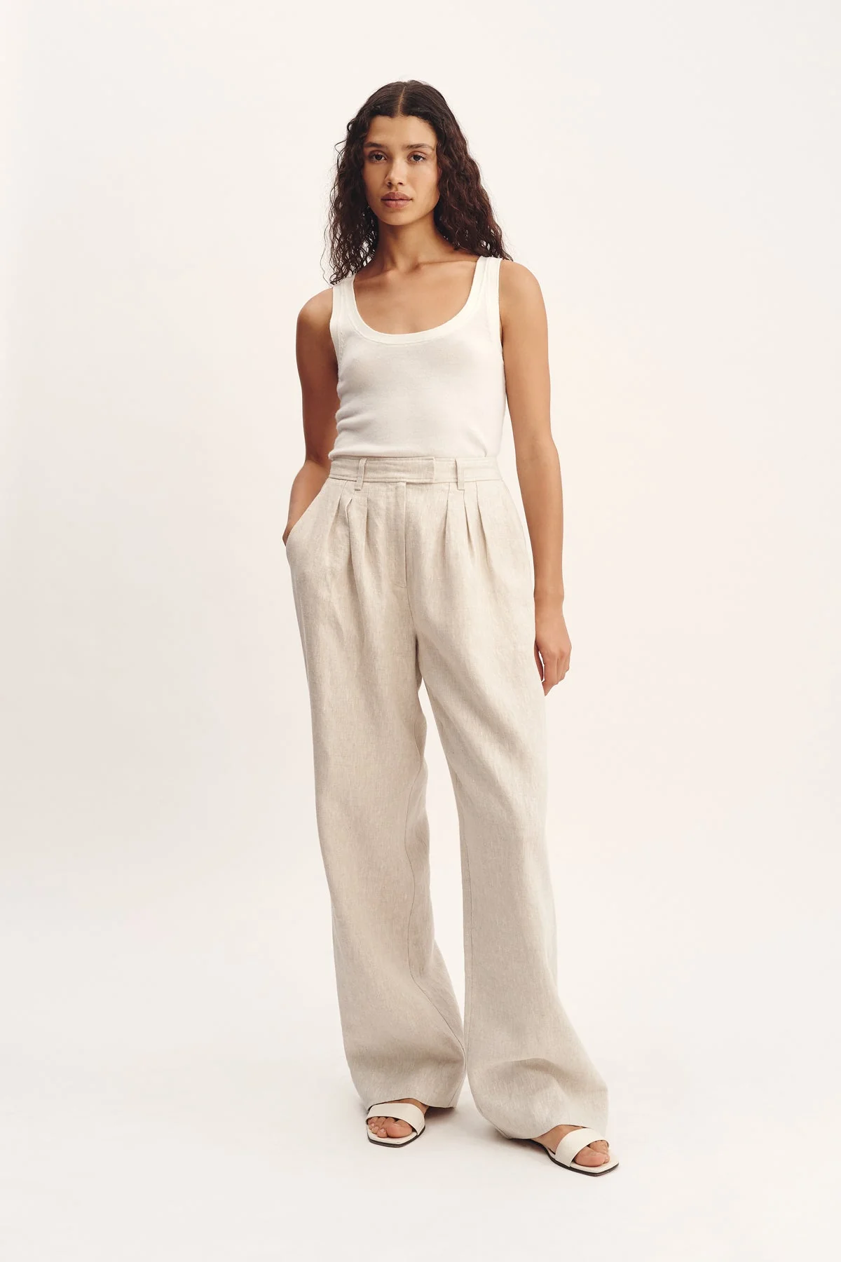 Posse - LOUIS TROUSER - NATURAL - Image 4