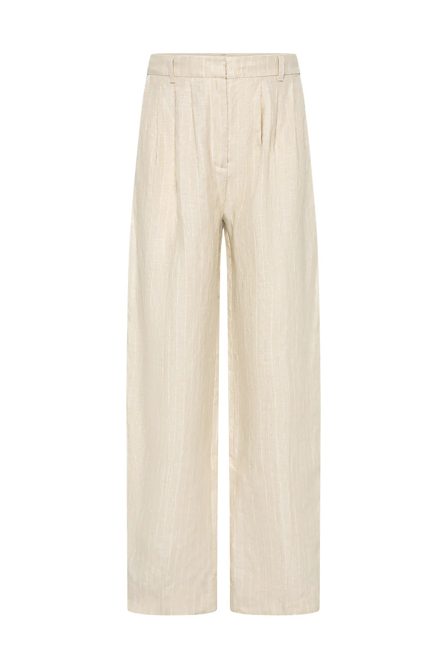 Posse - LUCILLE TROUSER - BEIGE PINSTRIPE - Image 8
