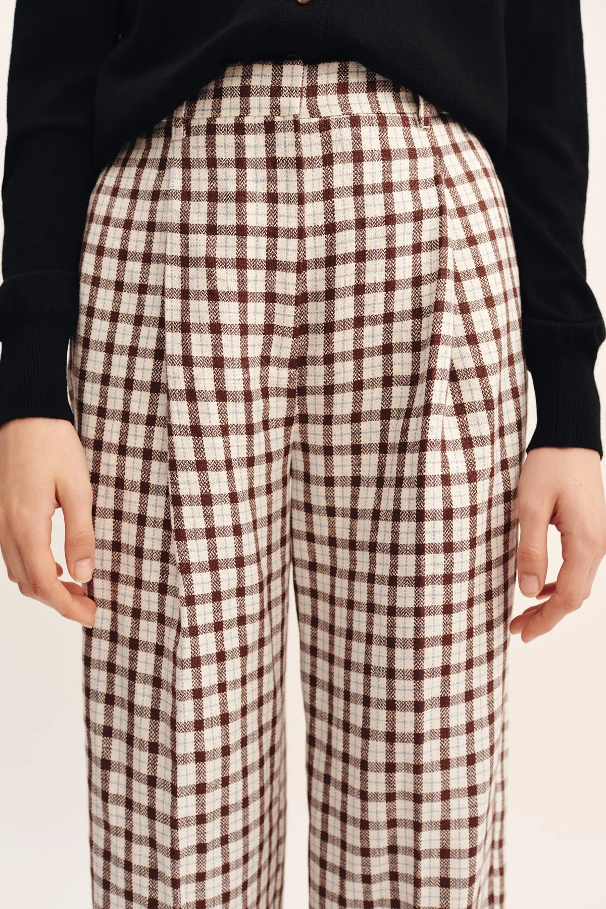 Posse - MACKENZIE TROUSER - CHOCOLATE PLAID - Image 13
