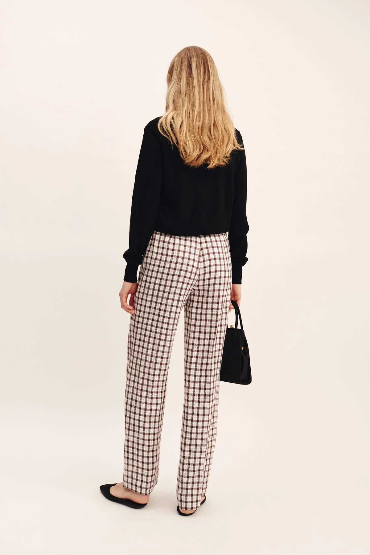 Posse - MACKENZIE TROUSER - CHOCOLATE PLAID - Image 2