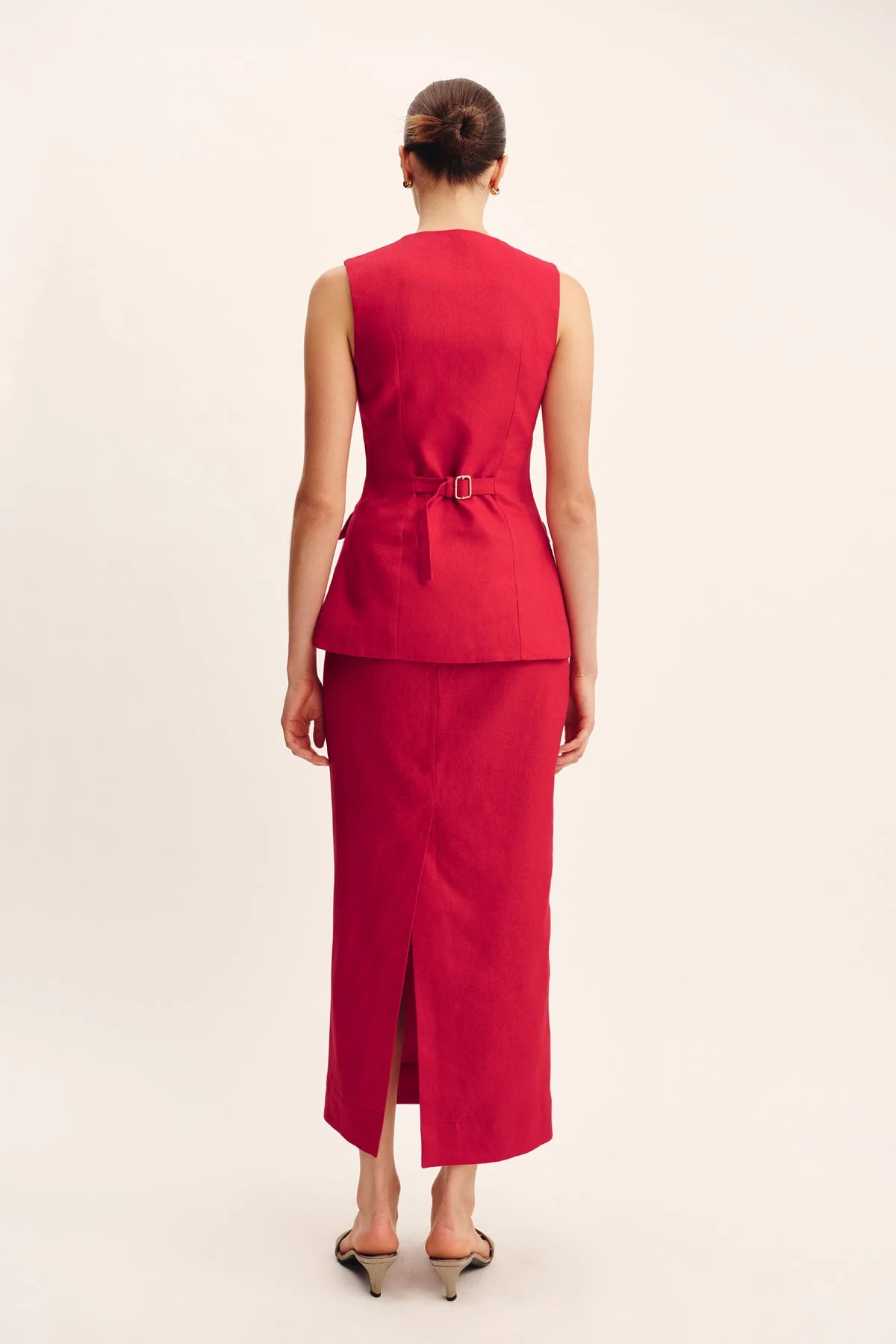 Posse - MATILDA GILET - RED - Image 5