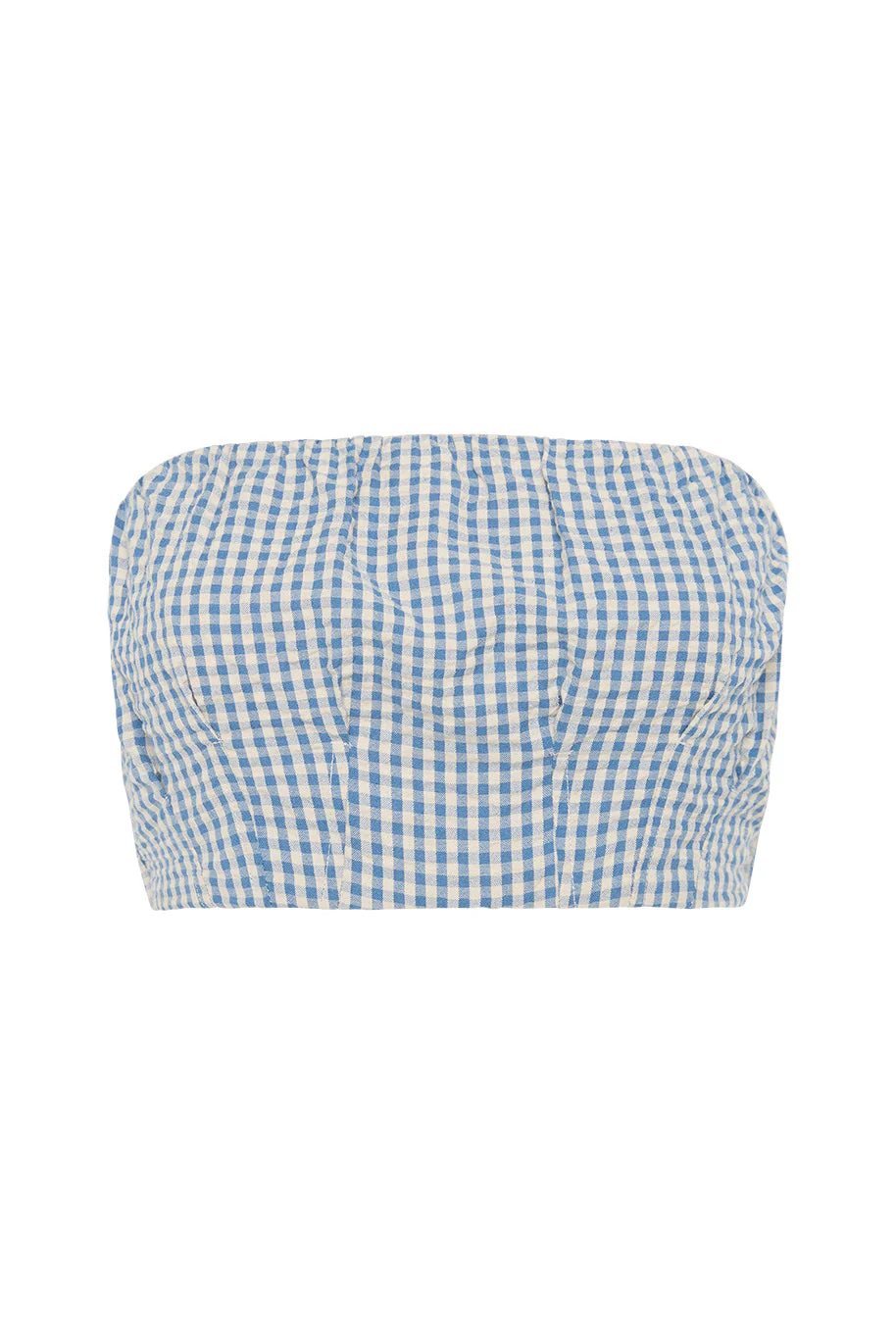 Posse - MIRA BANDEAU - BLUE GINGHAM - Image 6