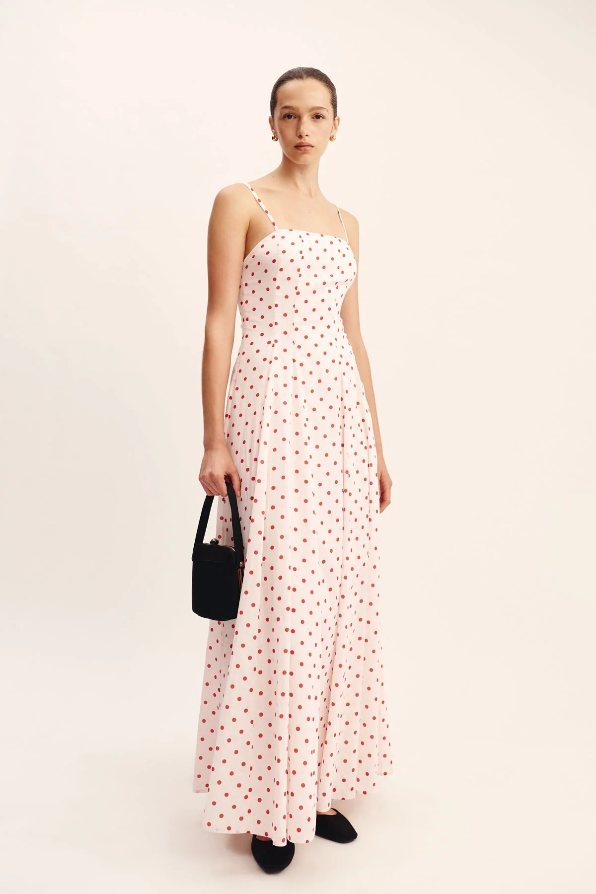 Posse - PALOMA MAXI DRESS - PETITE POLKA DOT - Image 4