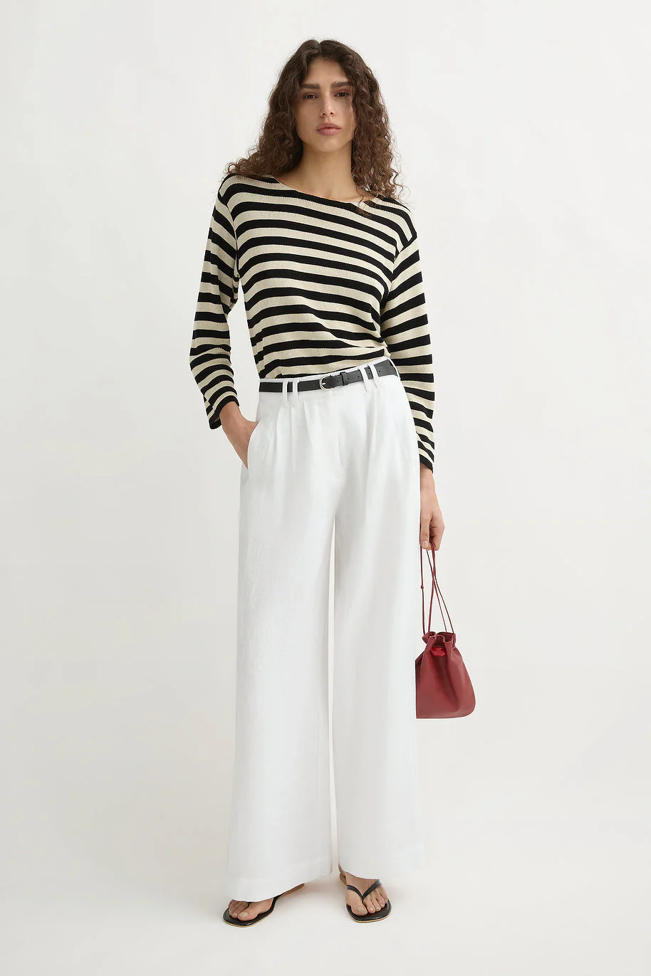Posse - PARKER TROUSER - IVORY - Image 8