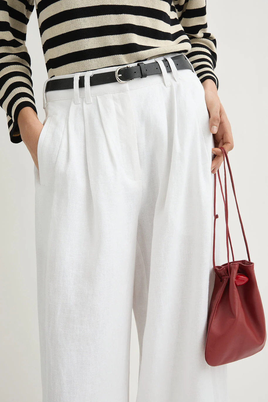 Posse - PARKER TROUSER - IVORY - Image 9