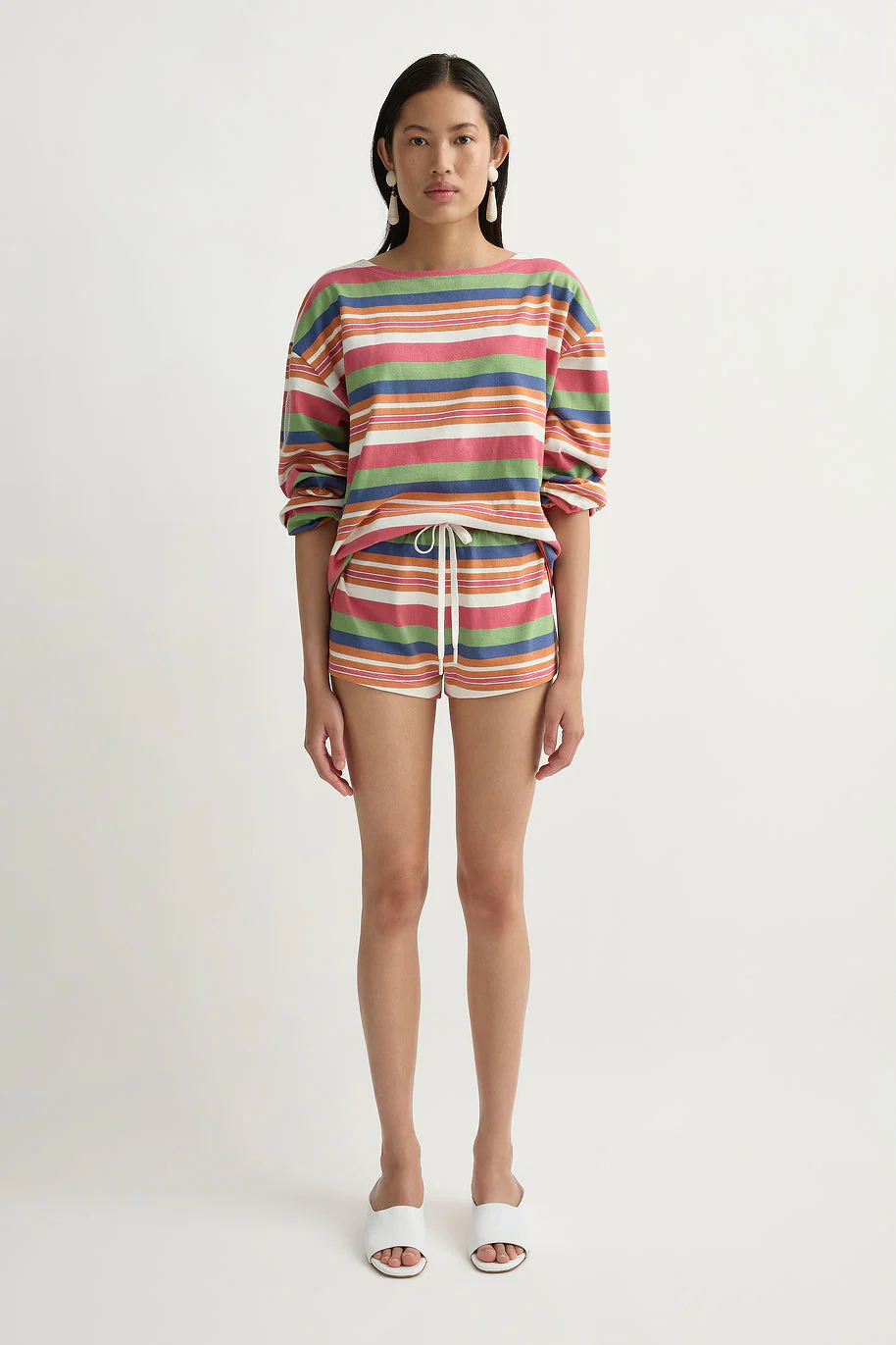 Posse - POLLY SHORT - BAYADERE STRIPE