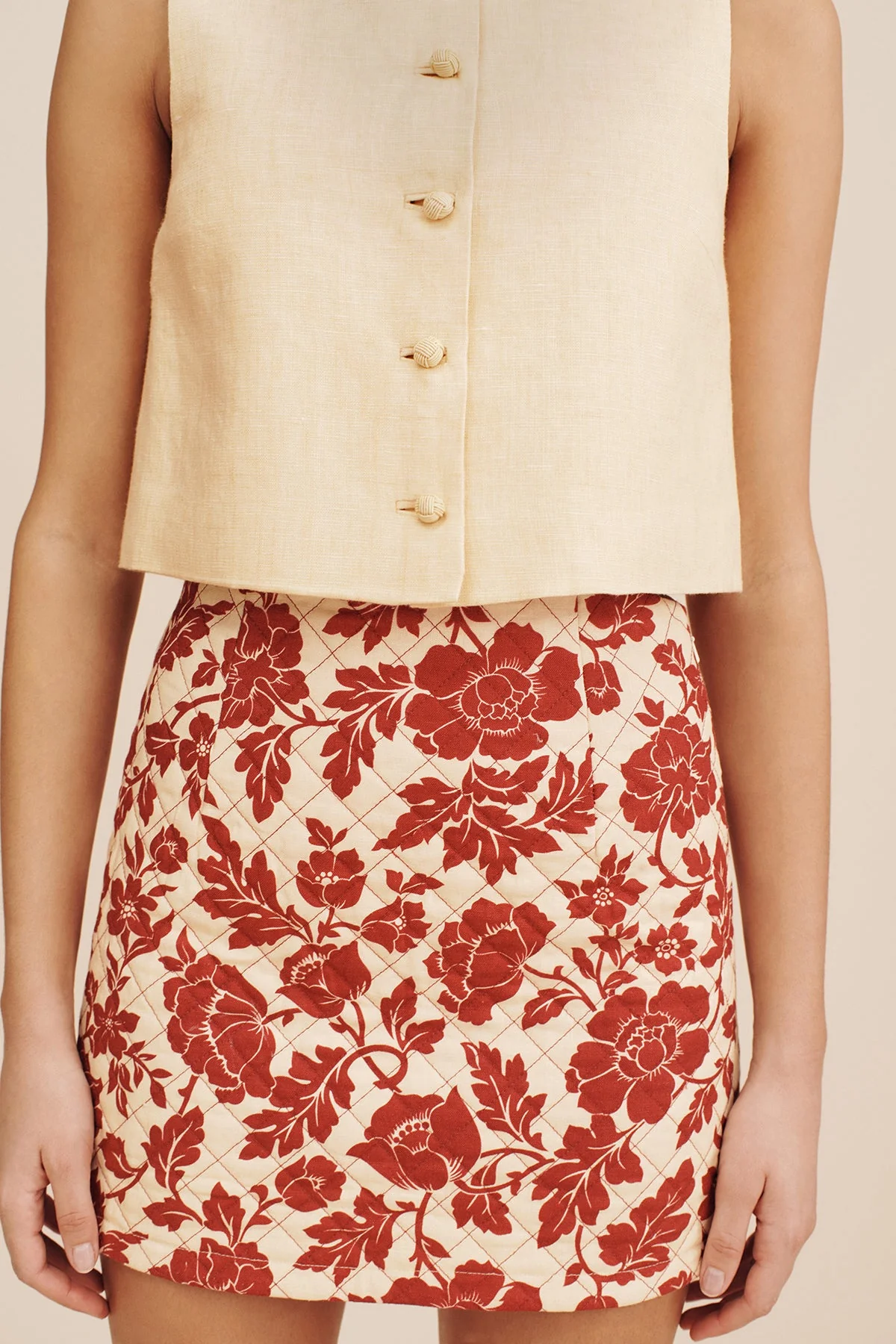 Posse - ROMEO MINI SKIRT - SCARLET BLOOM - Image 13