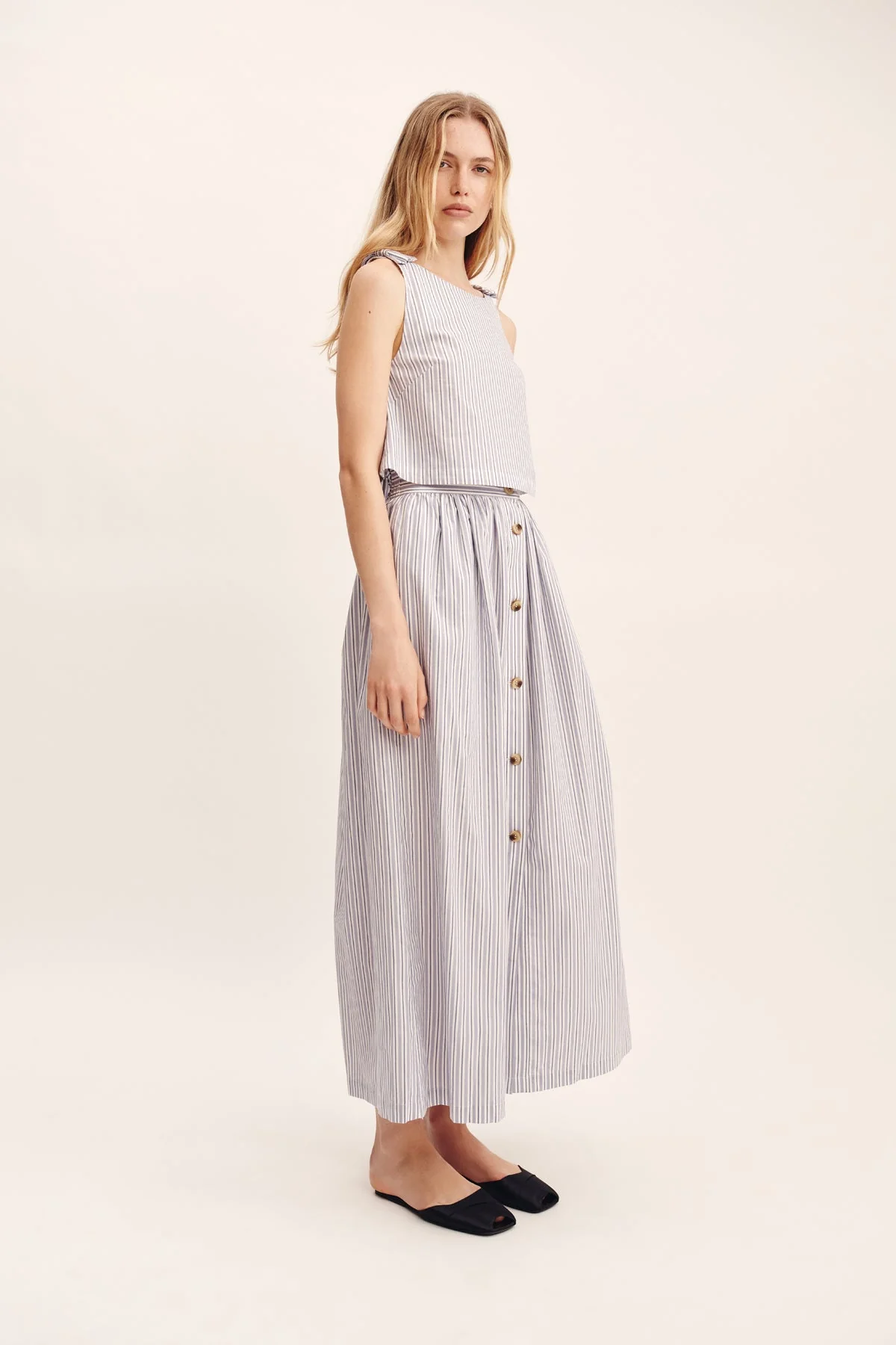 Posse - ROMEO TOP - BLUE STRIPE - Image 4
